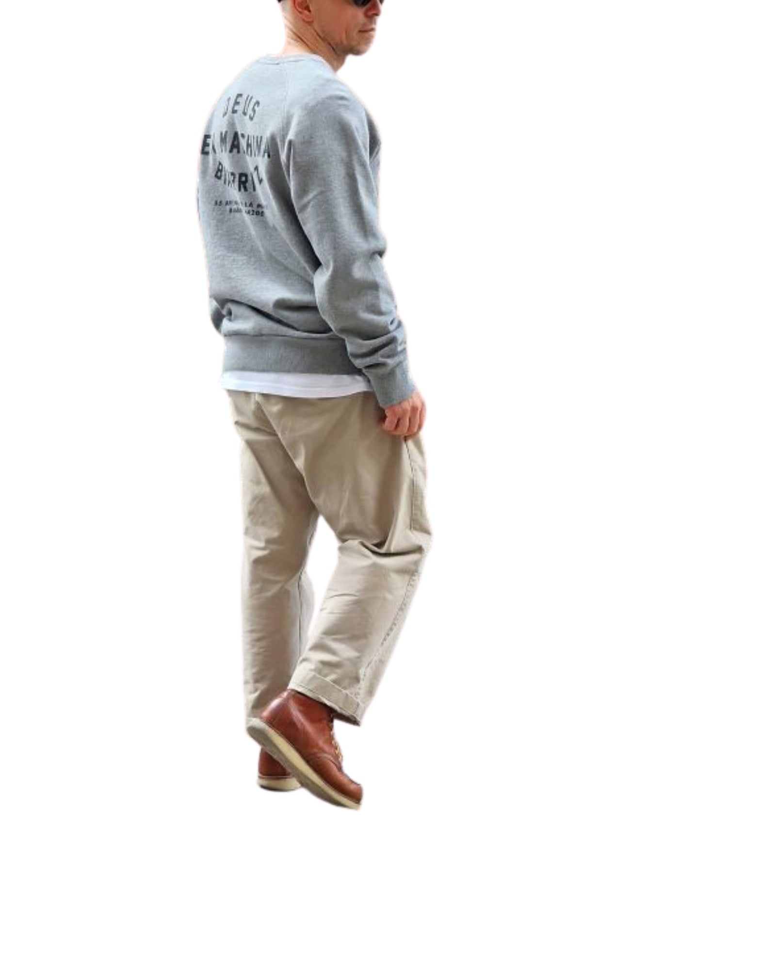 48259F GRM GREY BIARRIZ CREW - Maglieria - Deus Ex Machina