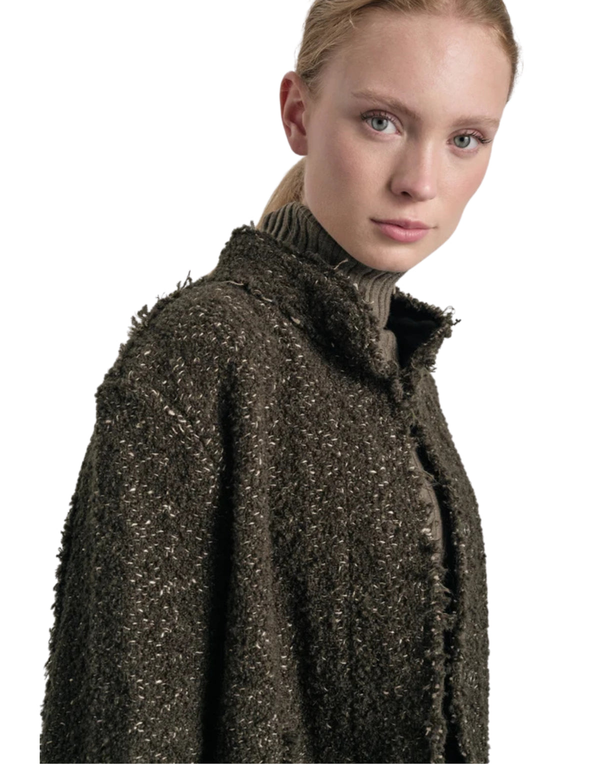 Crop Jacket Dark Green