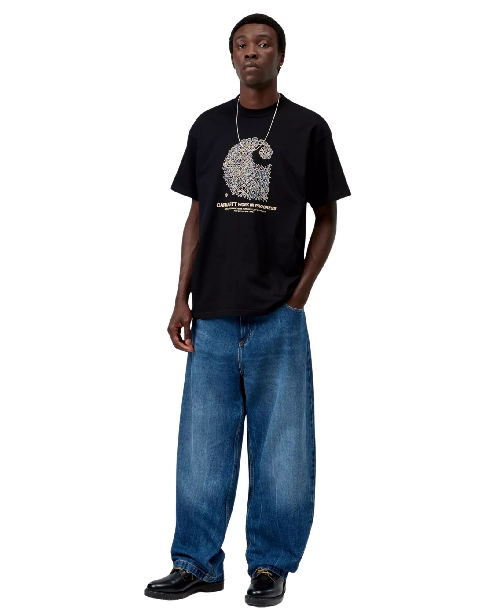 T-shirt « Entrance » printemps-été, noir