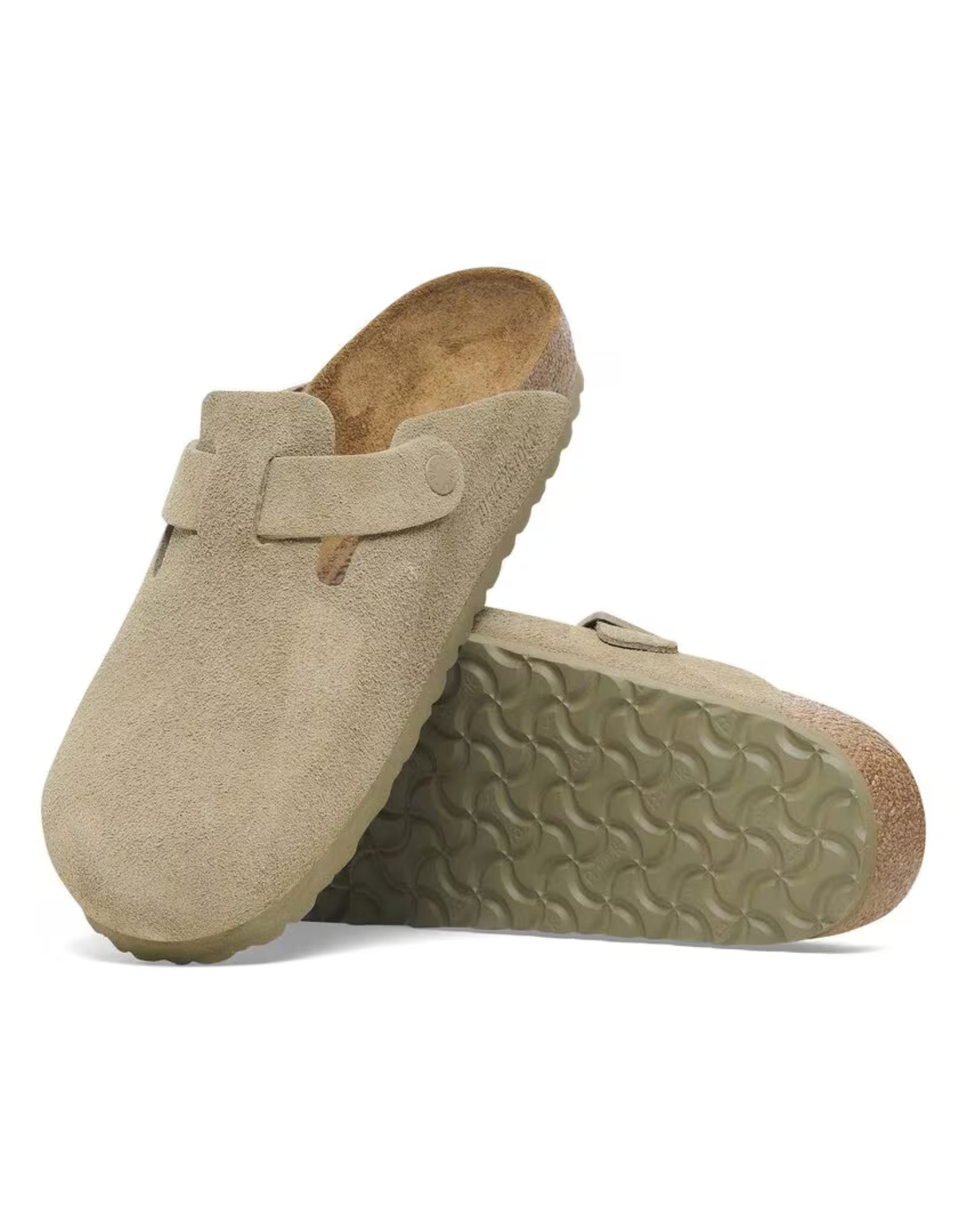 Sandalo uomo 1025844 BOSTON FADED KHAKI BIRKENSTOCK