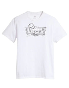 T-shirt da uomo 22491 1476 White Levi's