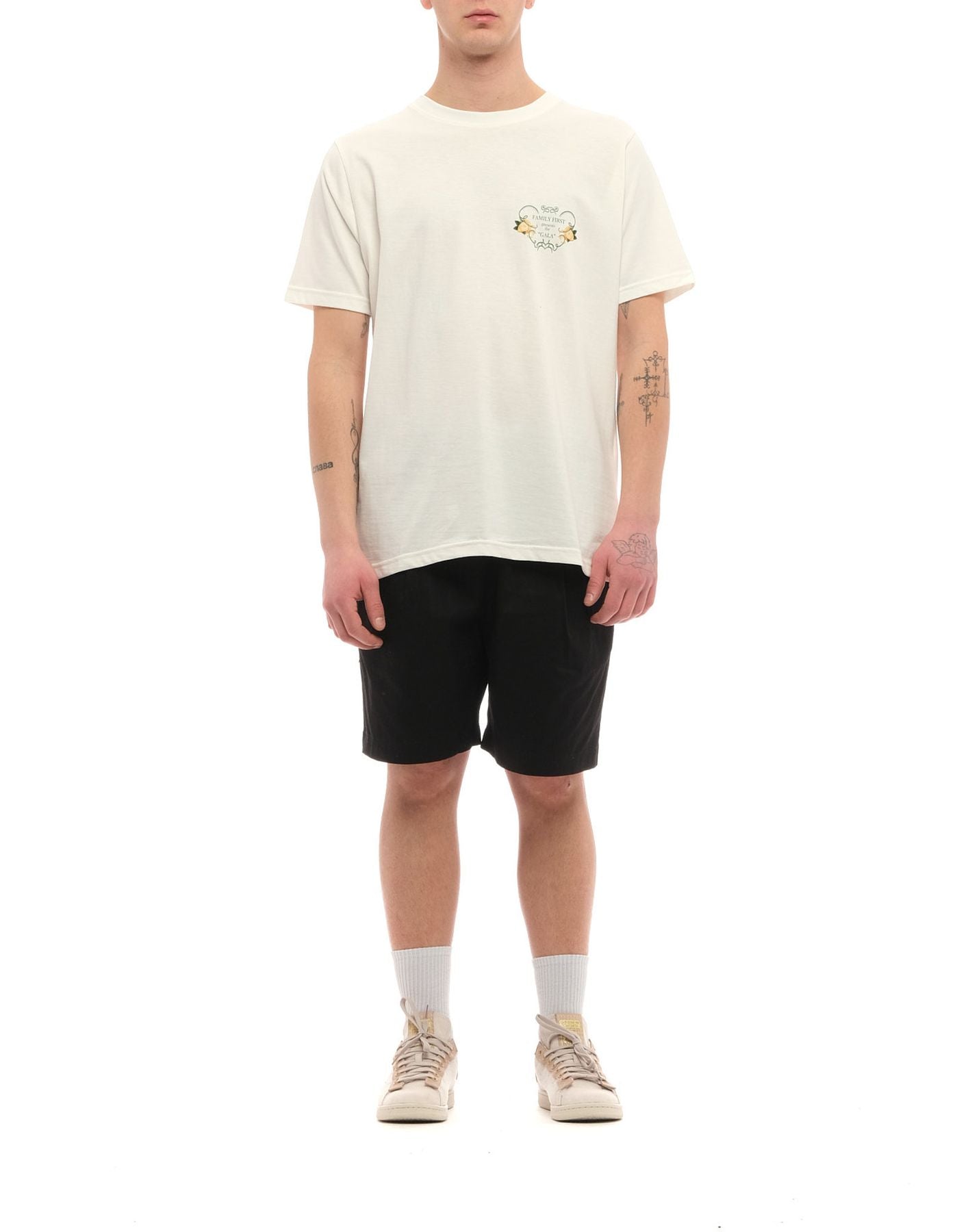 T-shirt man GALA WHITE Family First