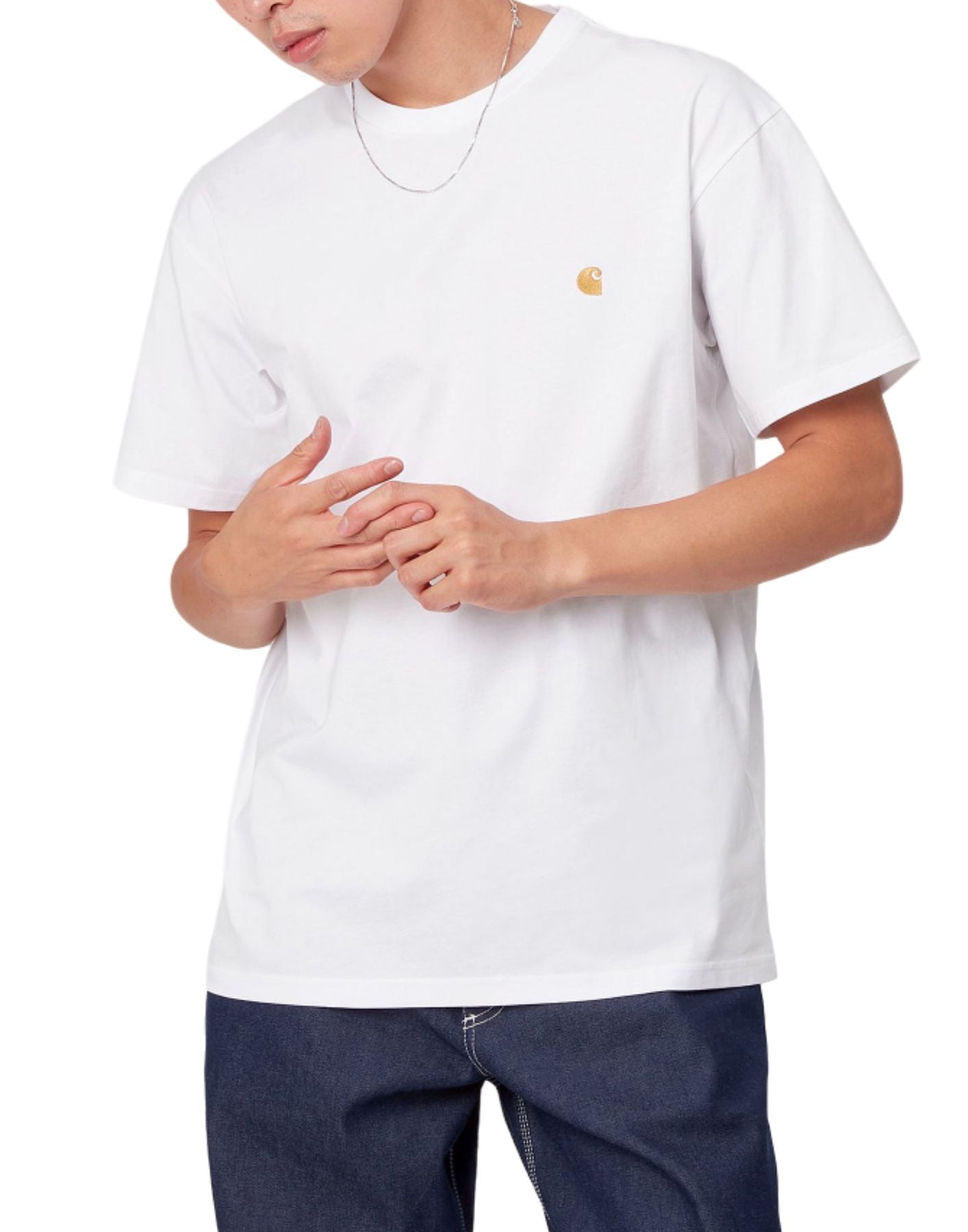 Camiseta hombre i026391 00rxx oro blanco CARHARTT WIP