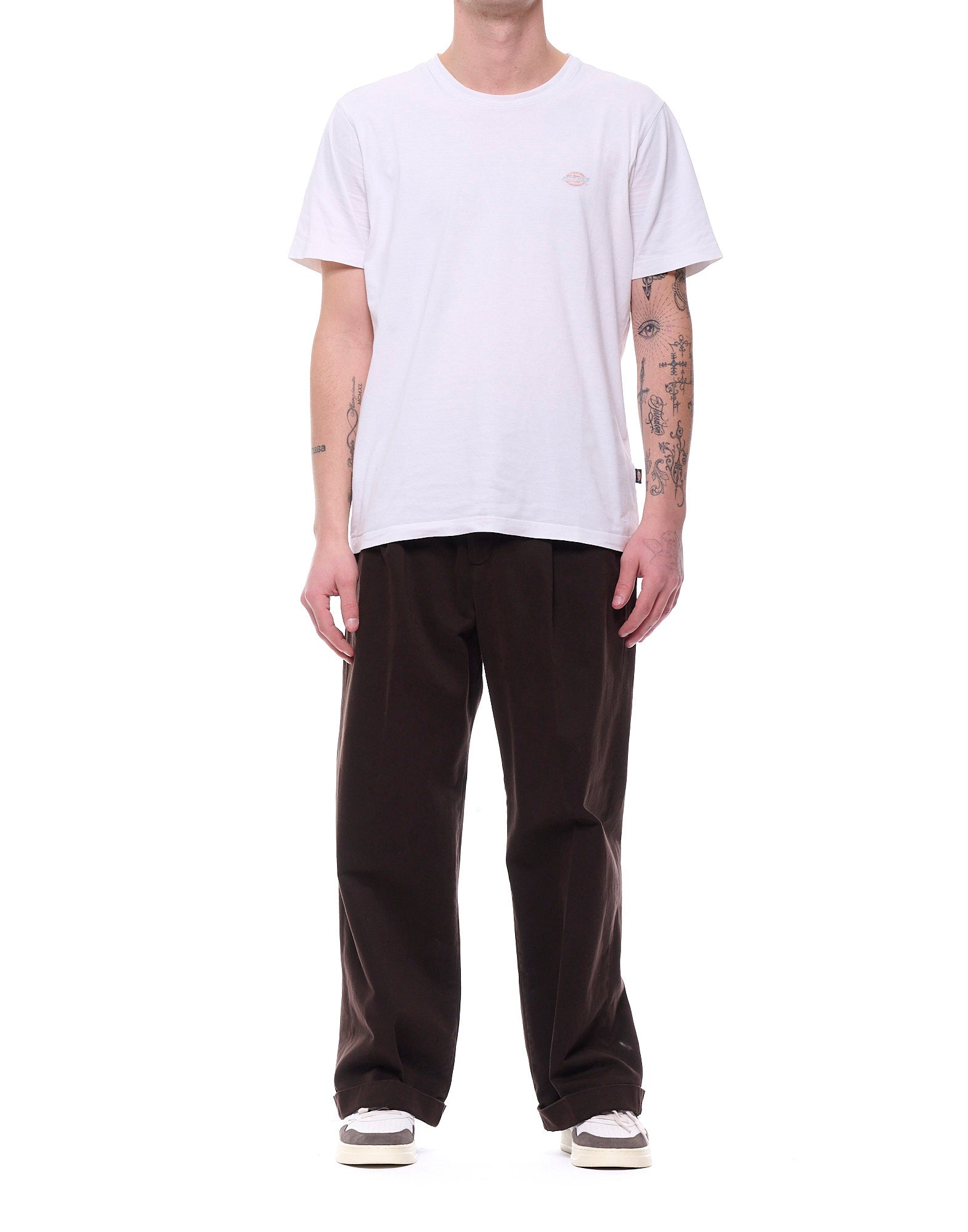 TLCFW26P007 236 BARK GOODMAN - Pantaloni - Tela Cruda