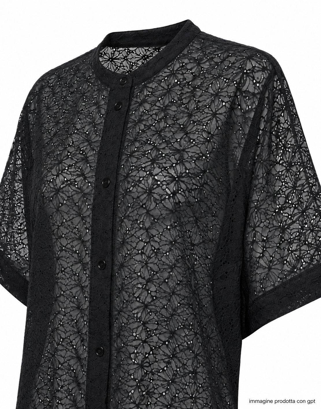 forte_forte My Shirt Camisa Algodón Negra 14880 MY SHIRT NOIR