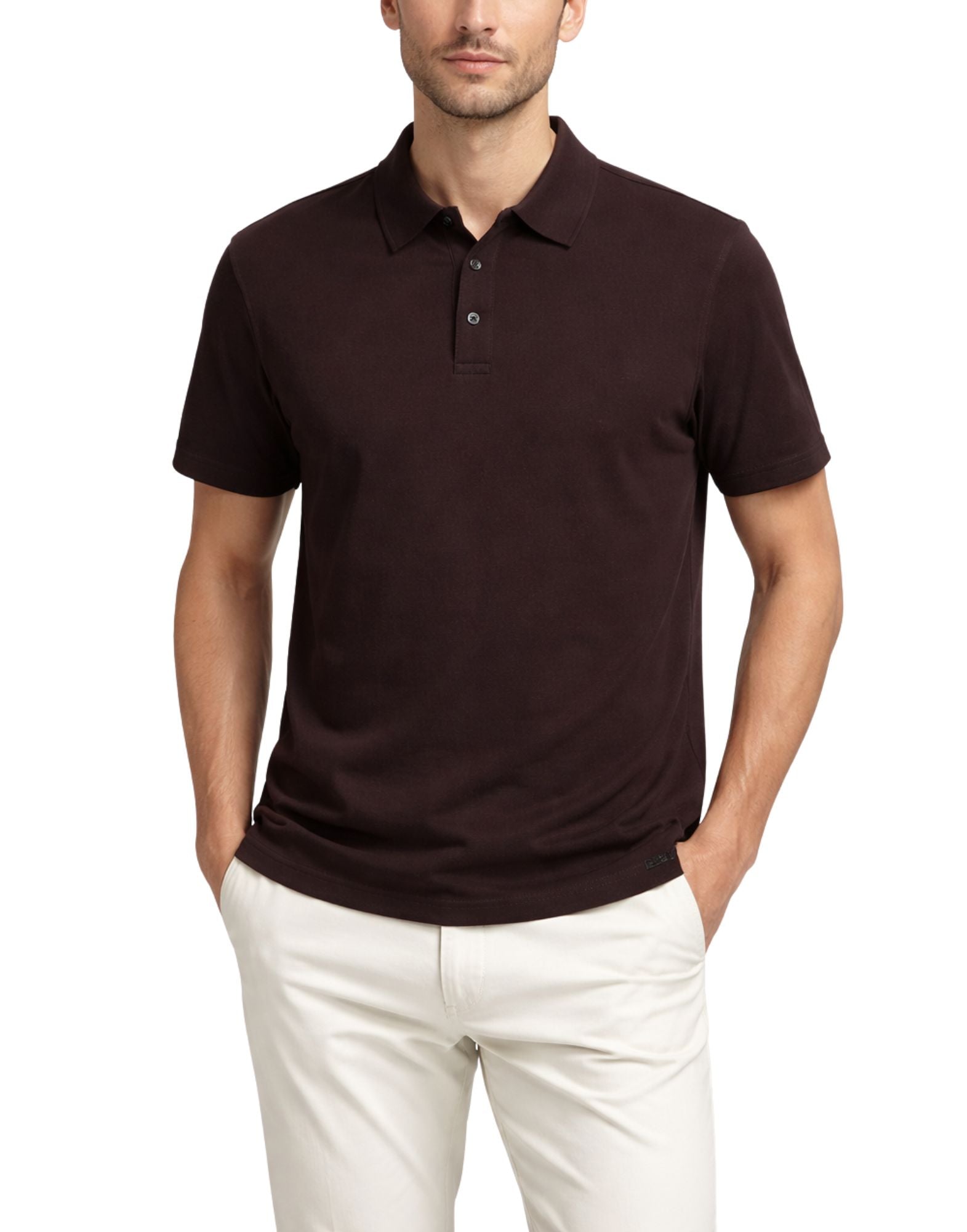 Unity Weirs Technical Modal Polo Aubergine Men’s TS-WEIRS CUPRO AUBERGINE