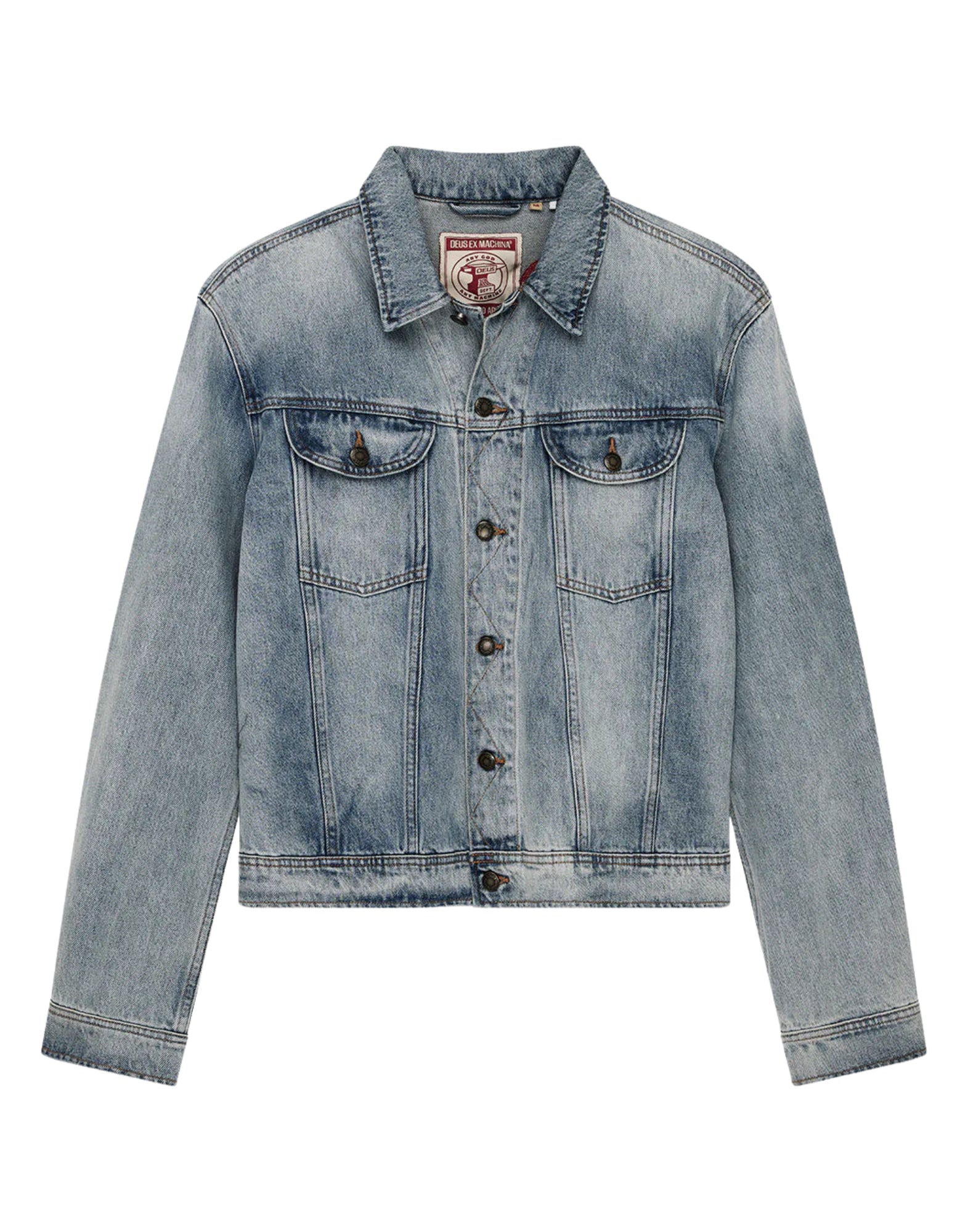 Jacket man DUP256113 STI SISSYPHEAN STONEWASHED INDIGO Deus Ex Machina