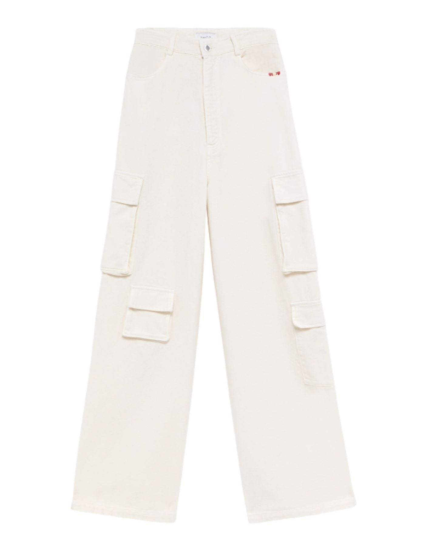 Jeans Woman AMD065P3200111 White Amish