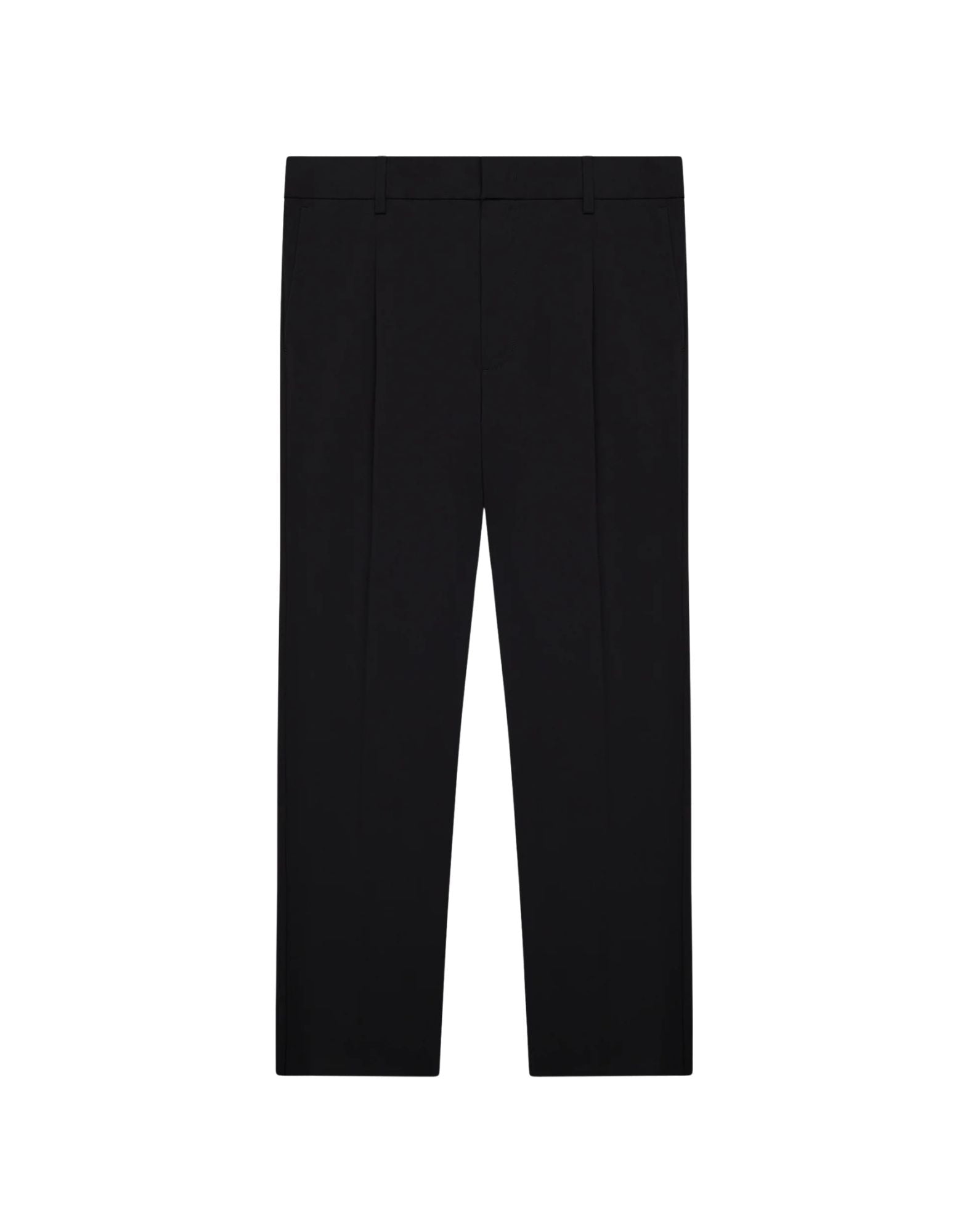 Unity Wonder men’s SofTech trousers in black with pleats and regular fit PA-WONDER BLACK