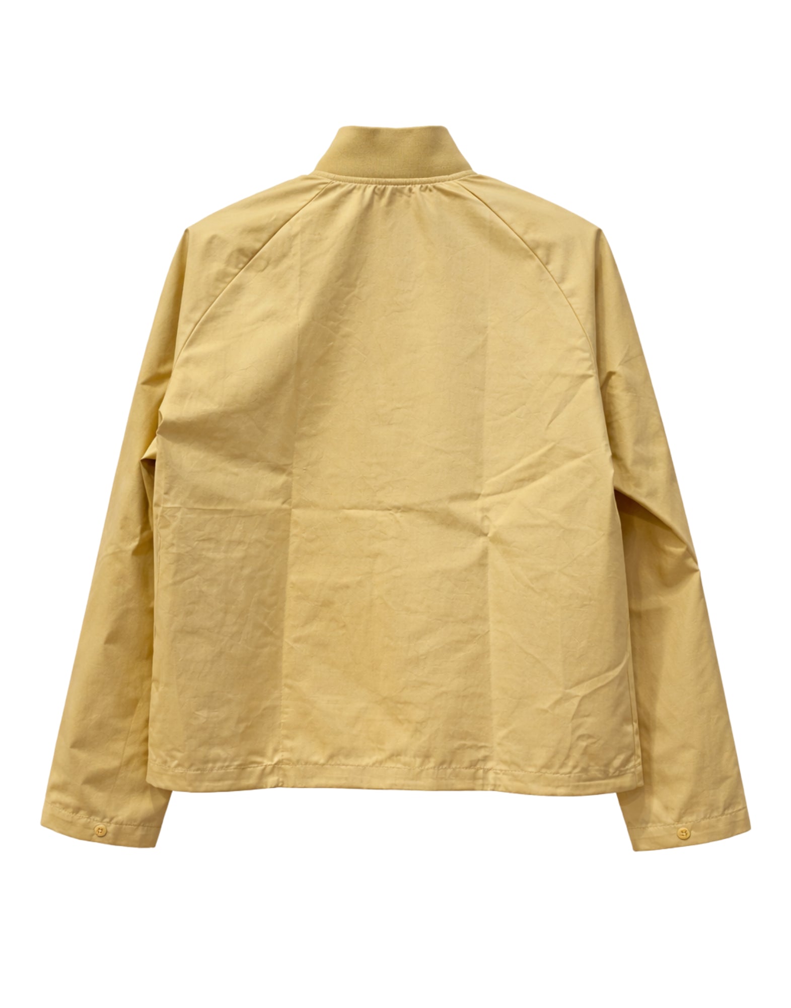 Autry Women’s Cropped Nylon Jacket Main in Biscuit JAPW 0091
