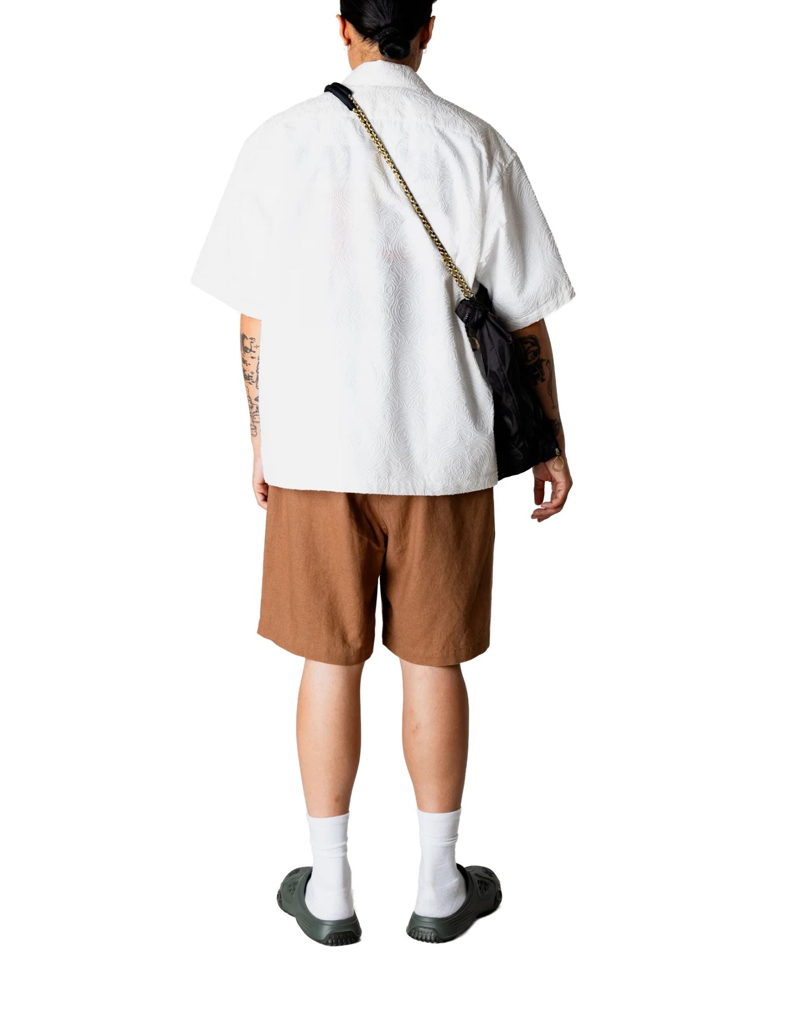 Woodbird WBWang 자수 셔츠 화이트 남성 셔츠 2616-702 OFF WHITE