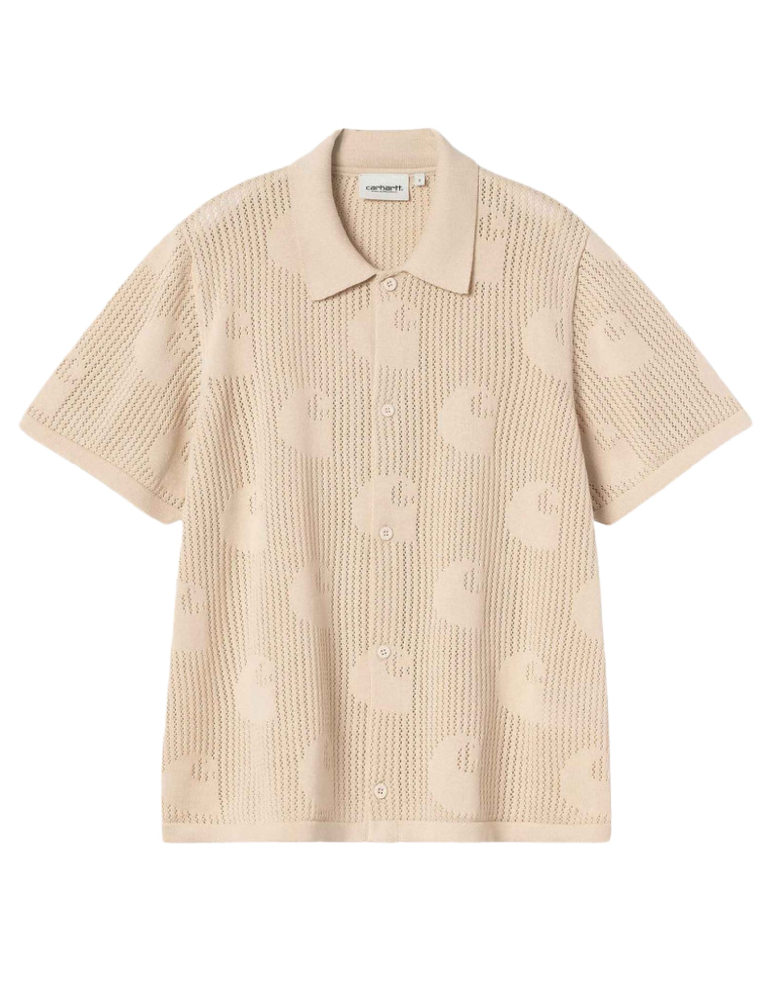 Shirt woman I034541 2LPXX TEMPLE KNIT FLEUR DE SEL CARHARTT WIP