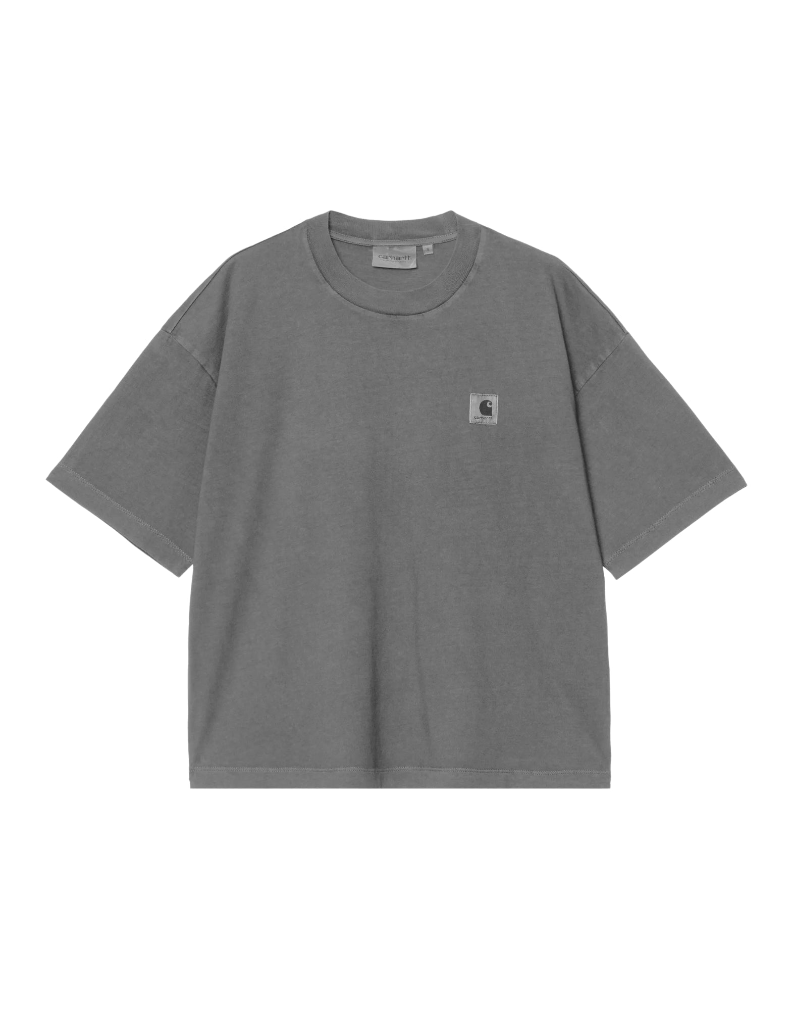 Carhartt WIP W’ S/S Nelson T-Shirt Bio-Baumwolljersey, schwarz, stückgefärbt – Damen I033051 89GD