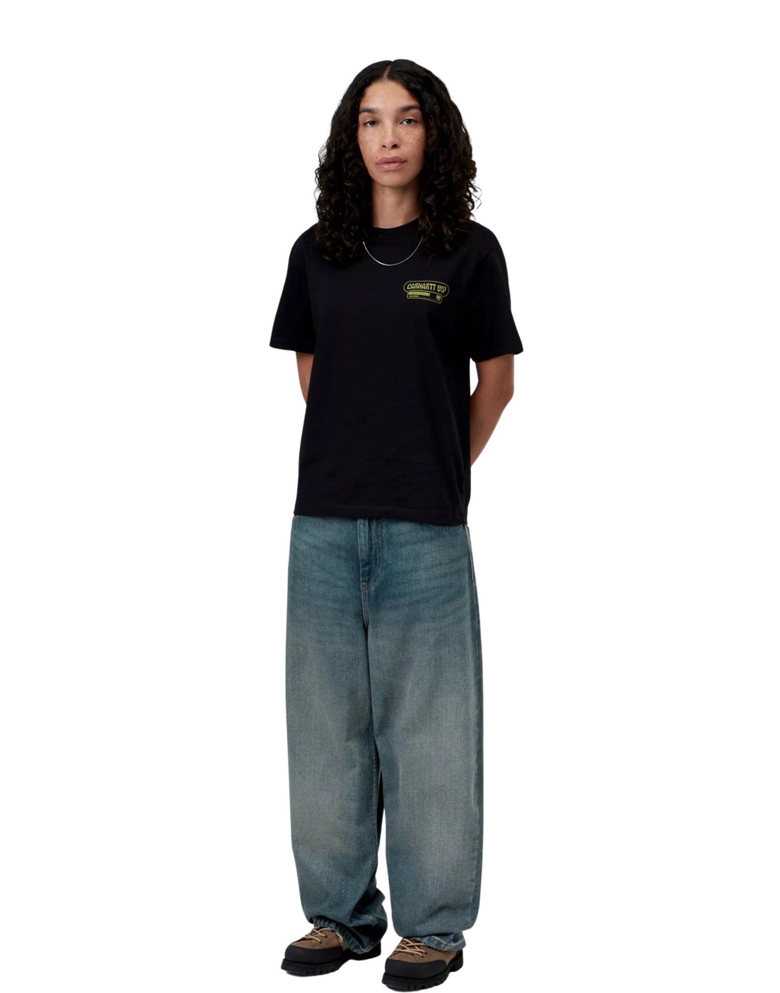 Pantaloni "W' Brandon" blu, usati, lavati