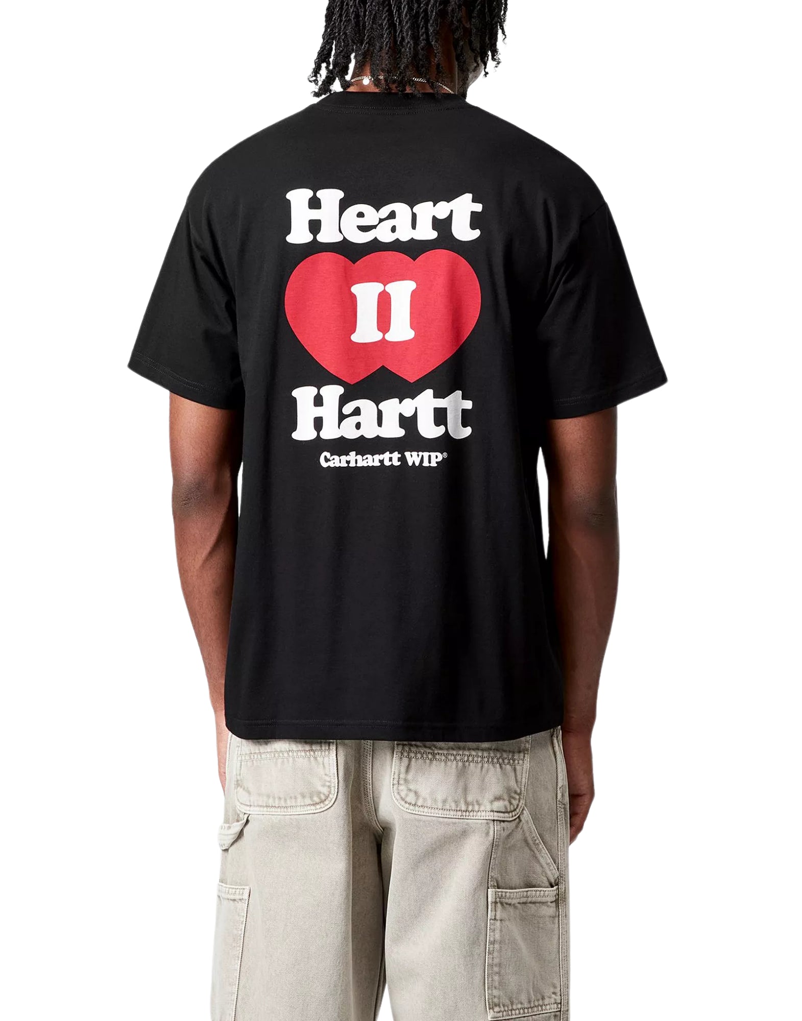 Camiseta hombre i035203 89xx Heart II Hartt Black CARHARTT WIP