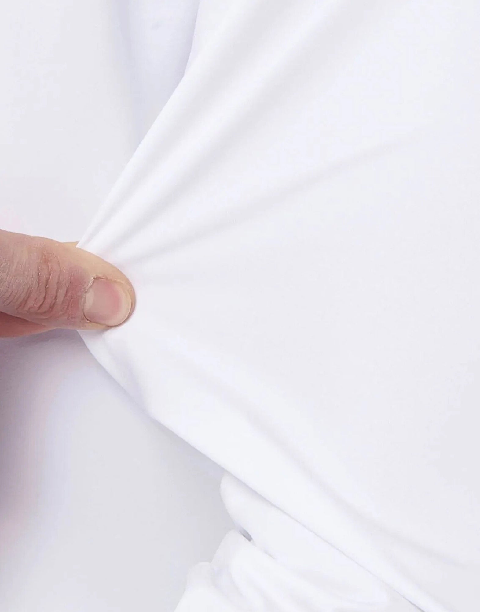 Xacus White Twill French Collar Shirt Tailor Custom Fit Men Italy ACT538ML 11460.001