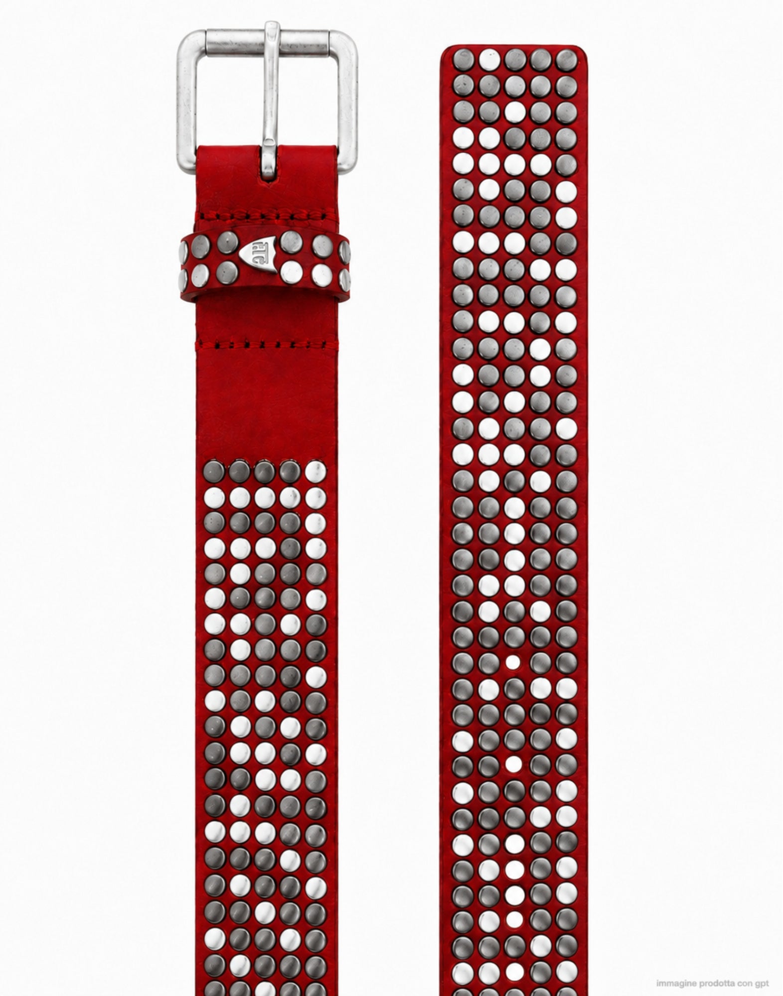 5000 STUD BELT BORDEAUX