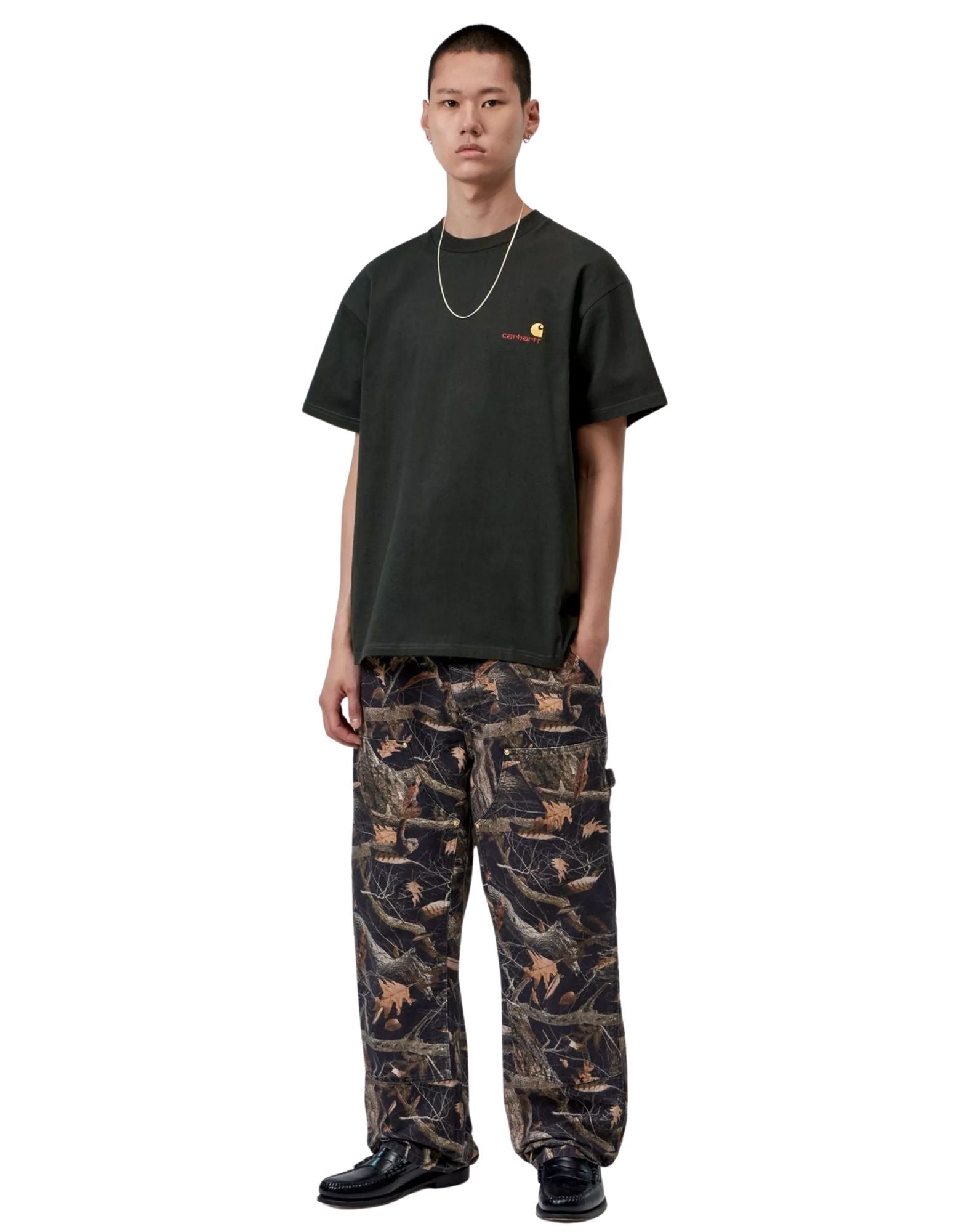 T-shirt « American Script » en coton, couleur Raven