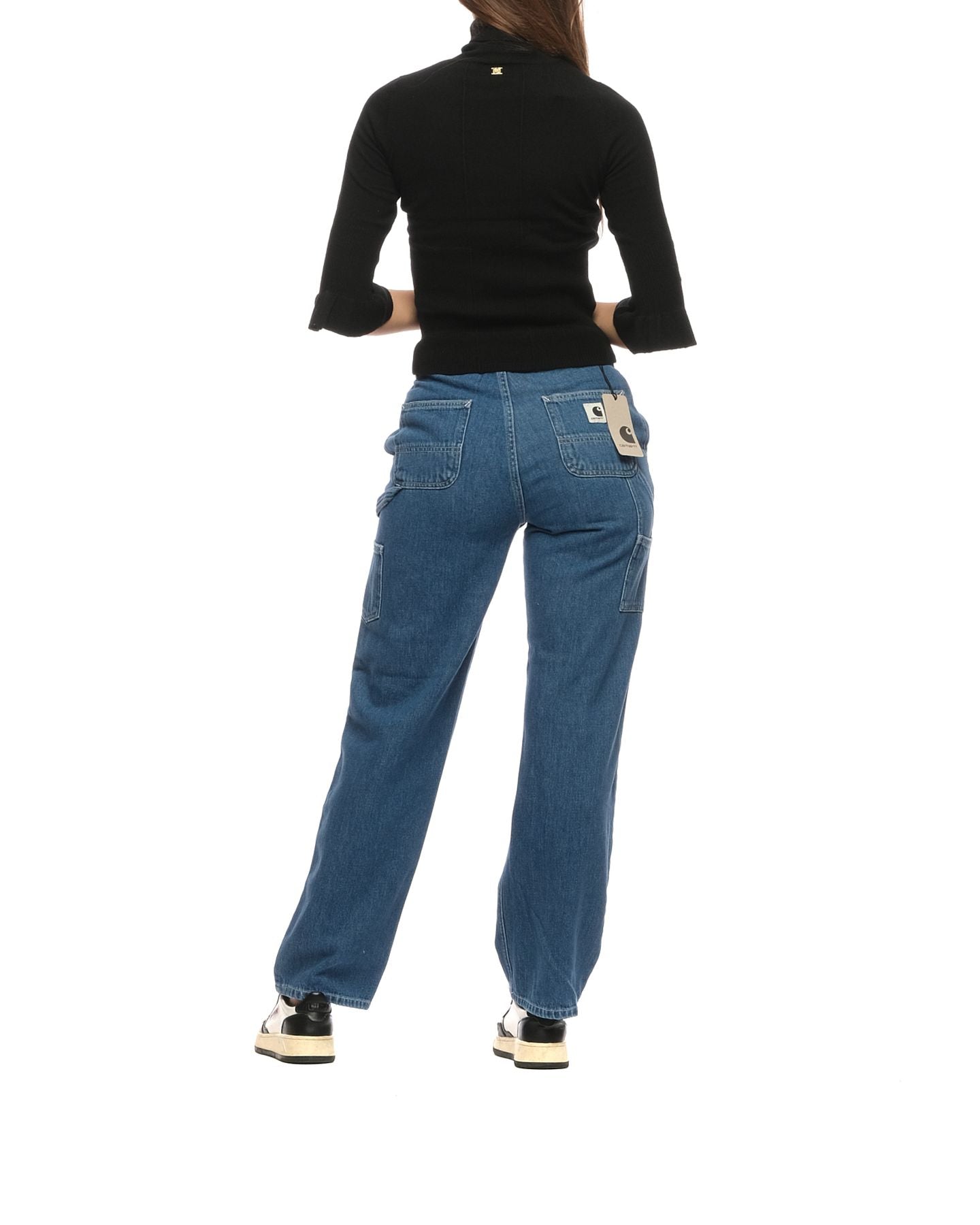 T-shirt woman 102053 A19D Z99 BLACK PINKO