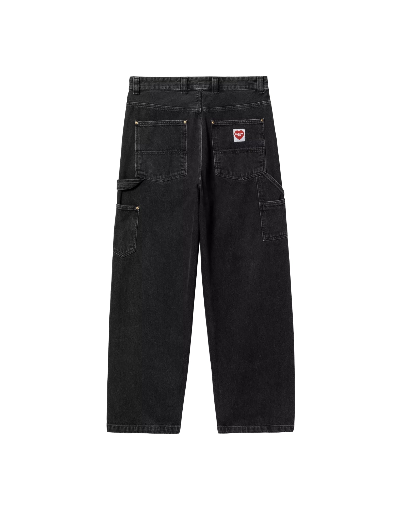 Jeans man I032106 8906 NASH DOBLE KNEE BLACK STONE WASHED CARHARTT WIP