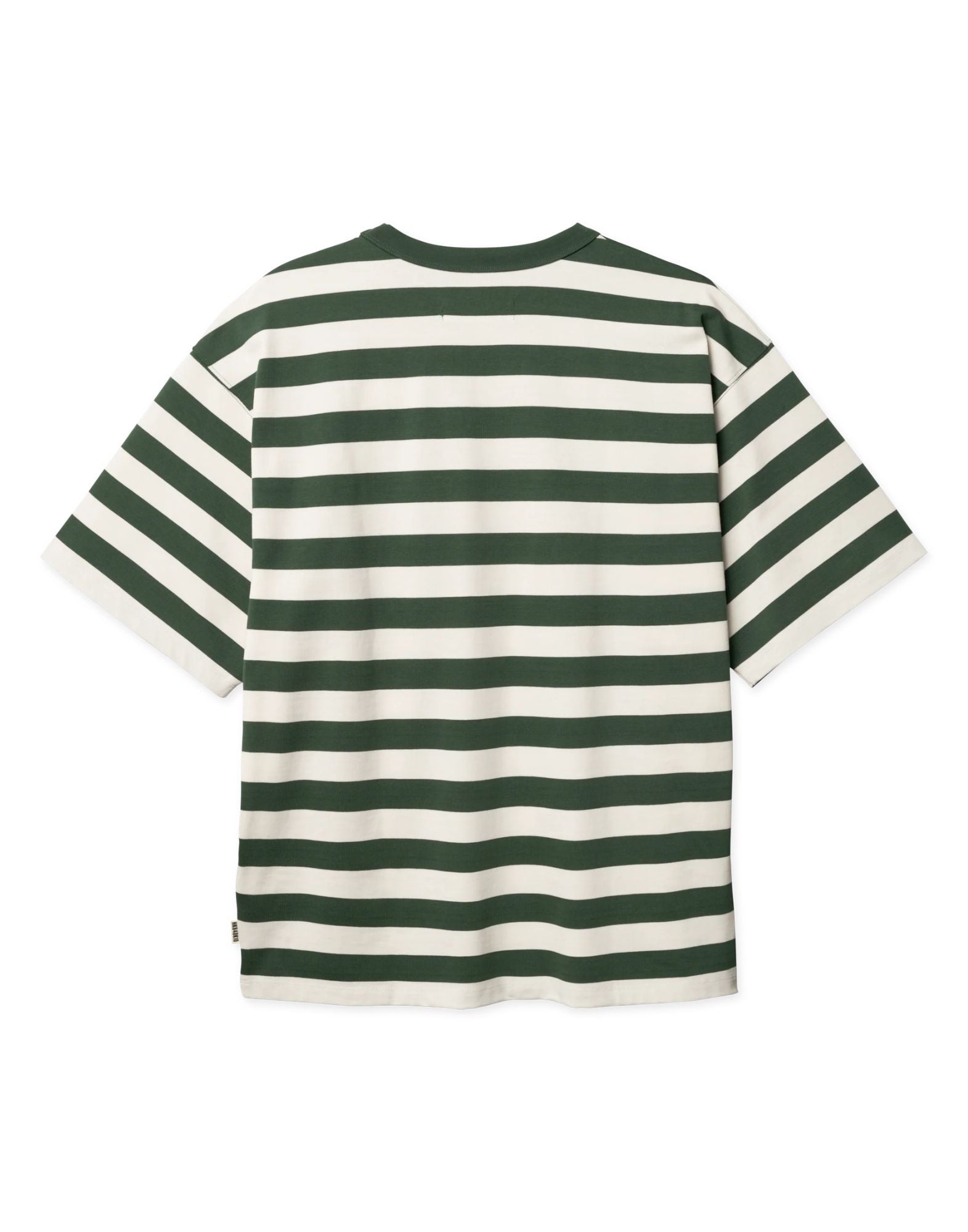 Woodbird WBBeam Stripe Tee Pine Green Organic Cotton Men’s T-Shirt 2616-408 PINE GREEN