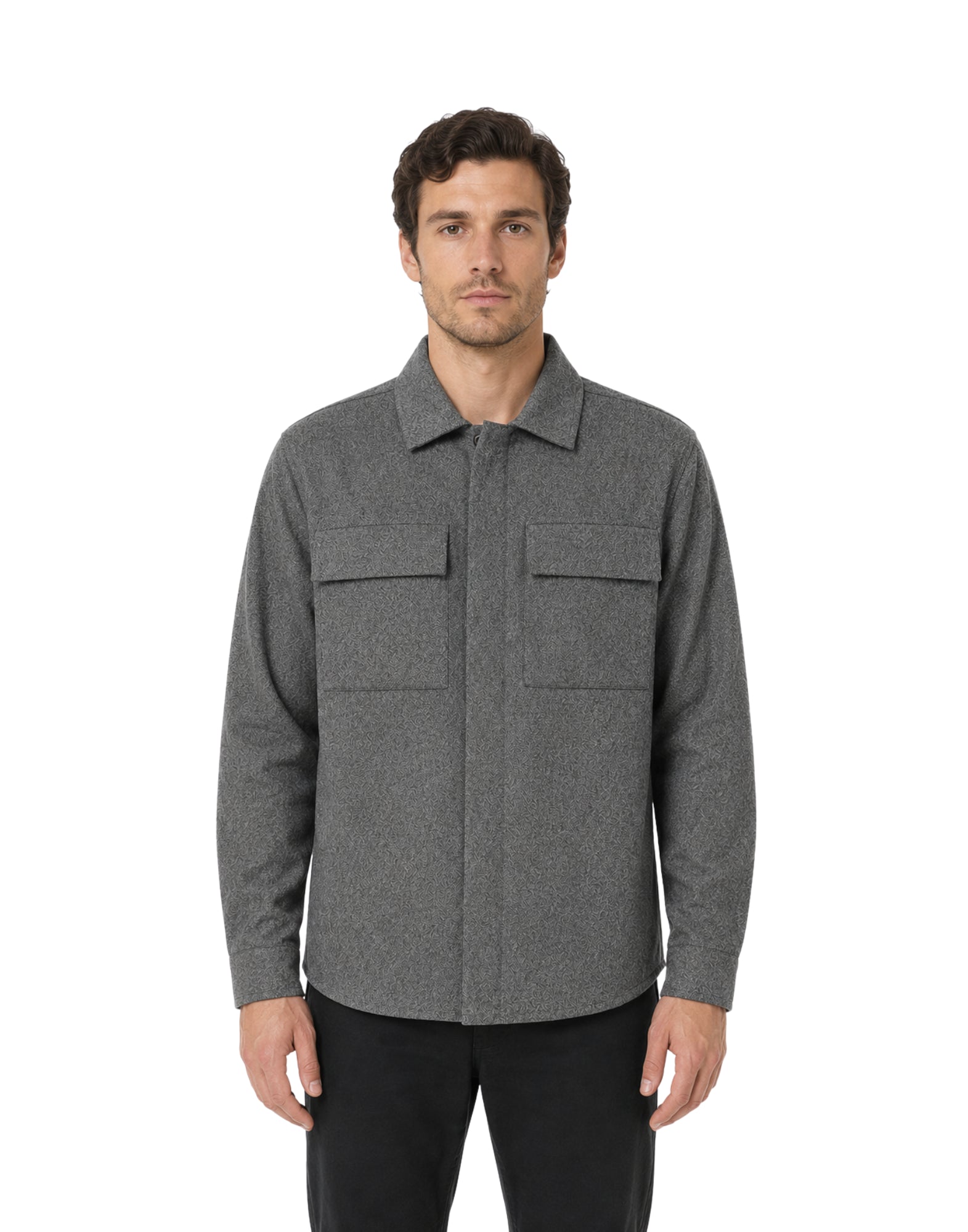 Freud Shirt Jacket Grey