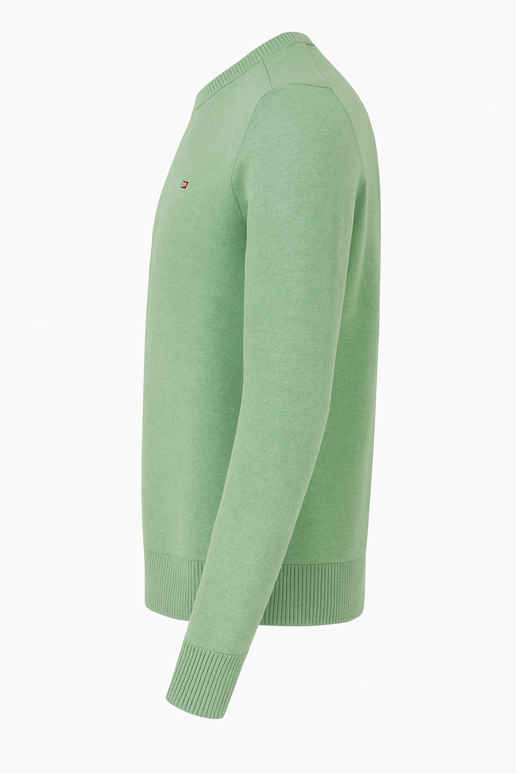 36535 MQ9 GREEN LAMBSWOOL SWEATER - Maglieria - TOMMY HILFIGER
