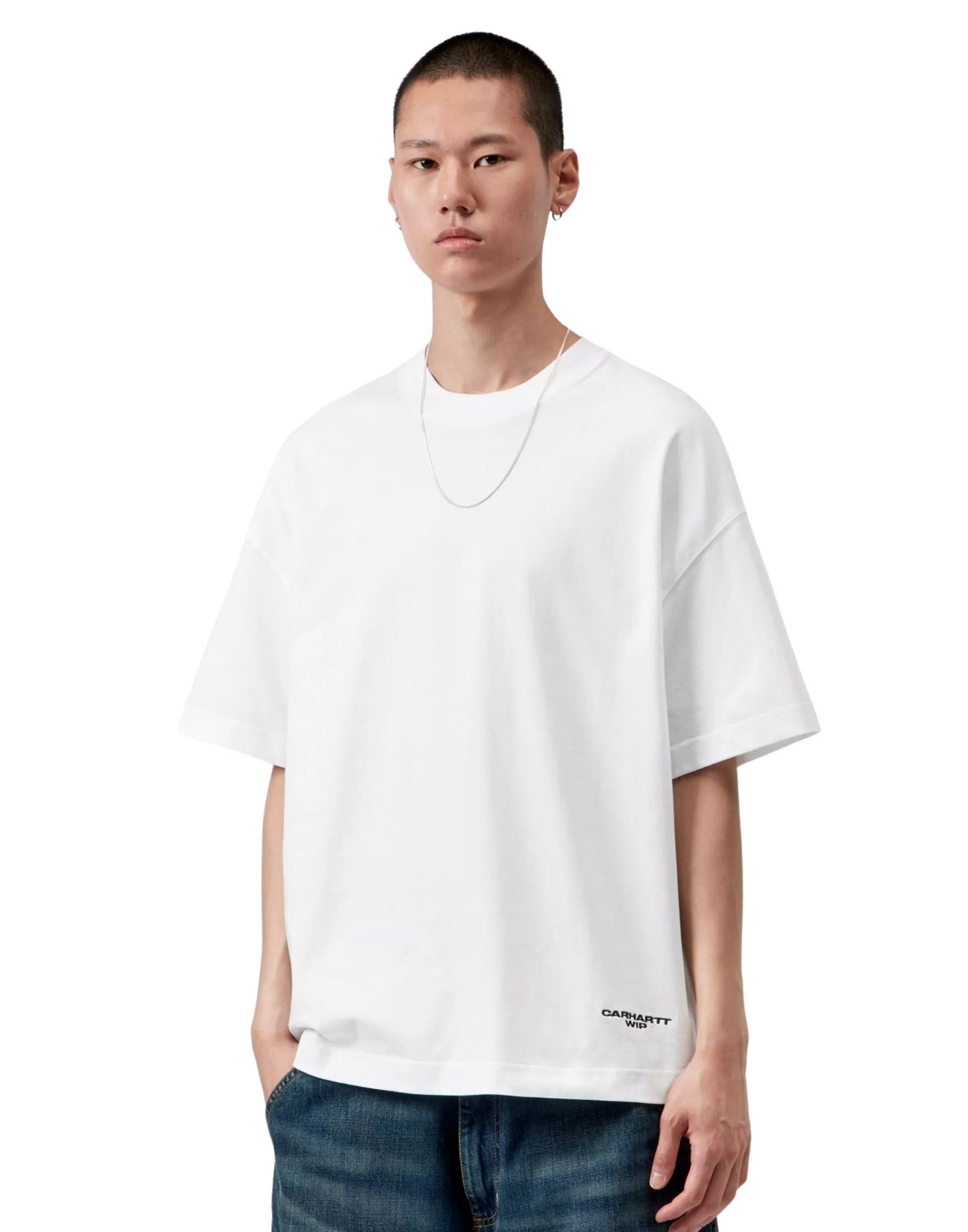 T-shirt « S/S Chapter Script » blanc / noir