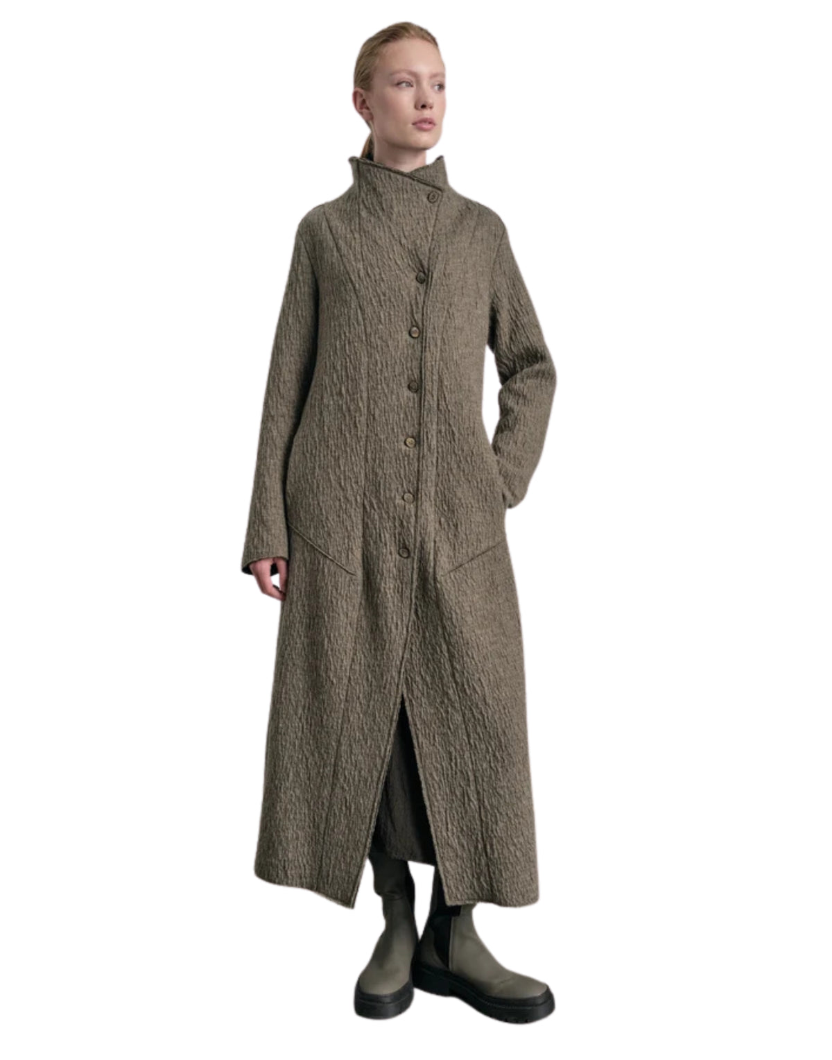Wool Coat Light Grey
