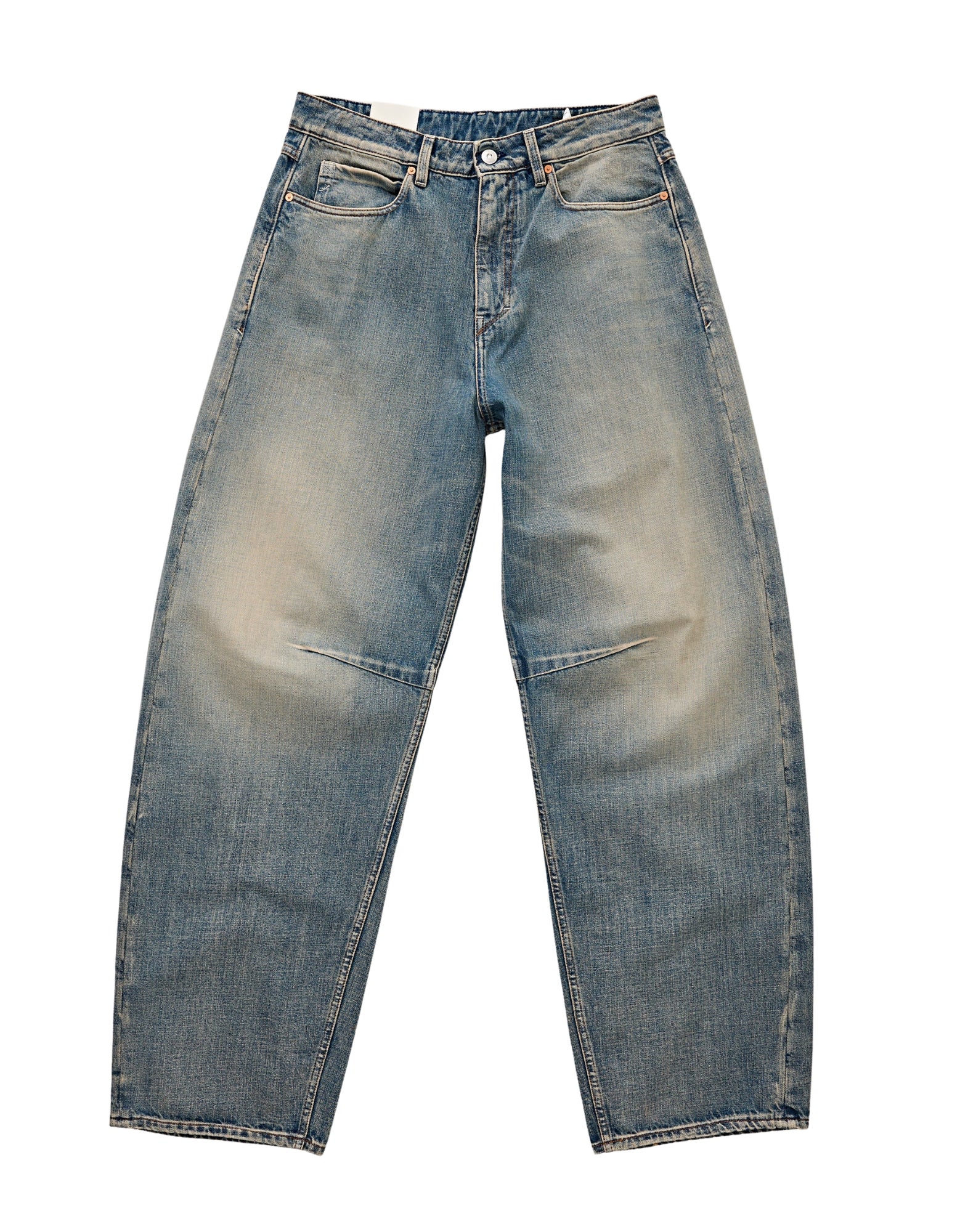 임기. 로빈 진 파커 유니섹스 배기 핏, 미드 라이즈, 테이퍼드 레그, 지퍼 플라이 ROBYN JEANS