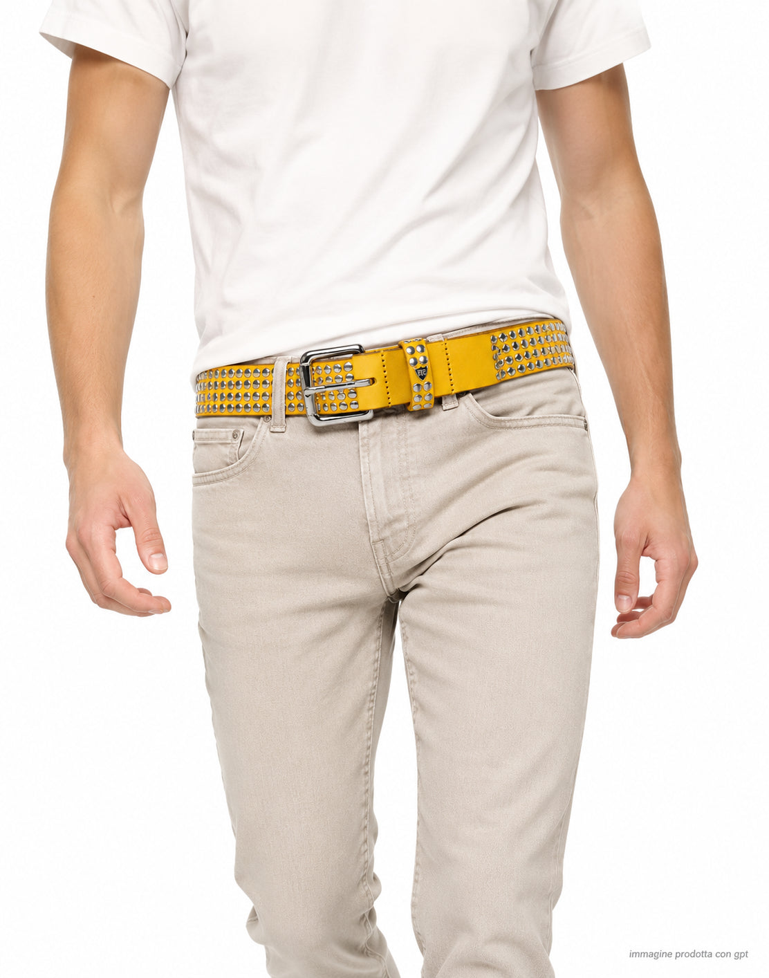 5000 STUD BELT YELLOW