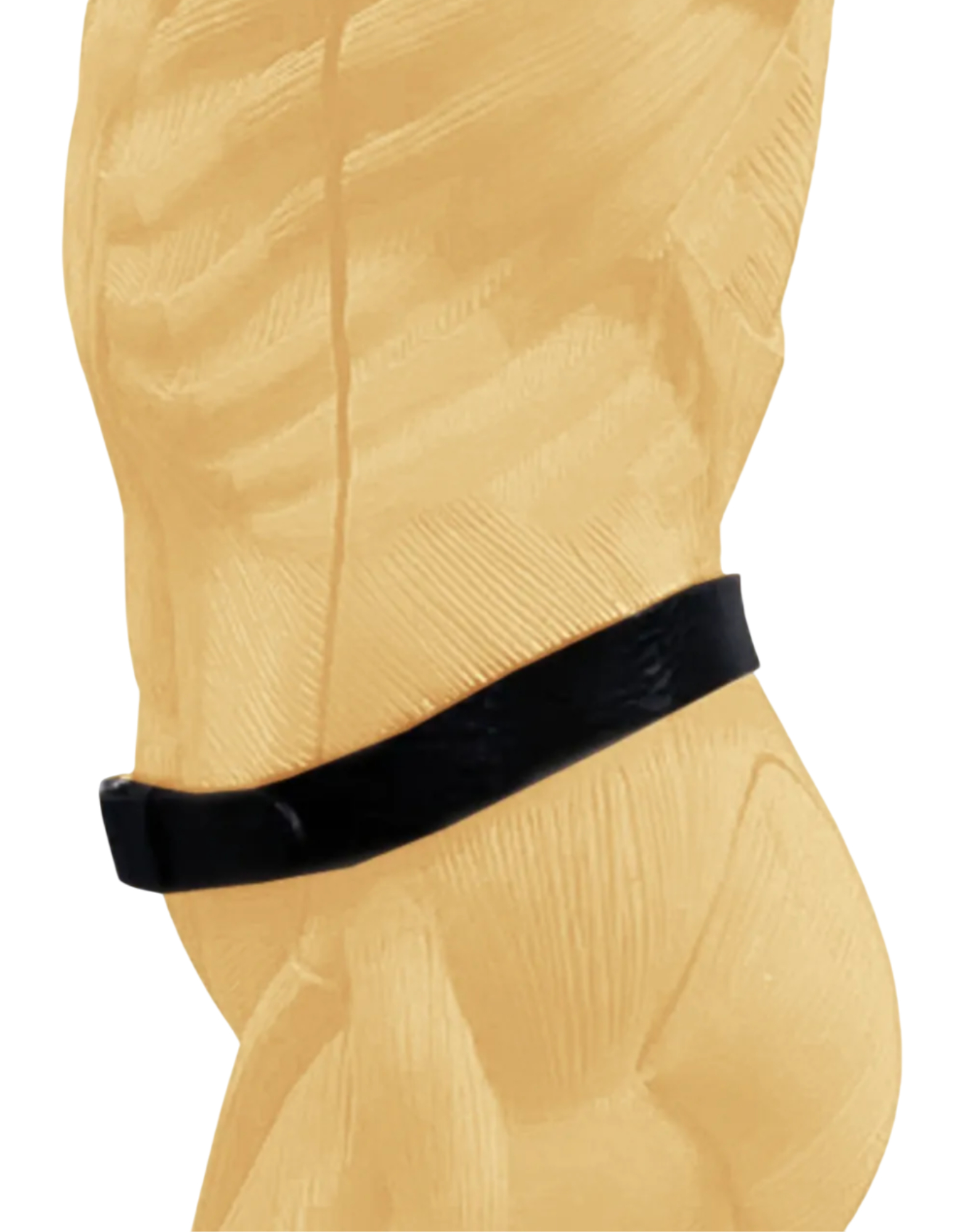 Innovativa cintura in pelle Nera naturale