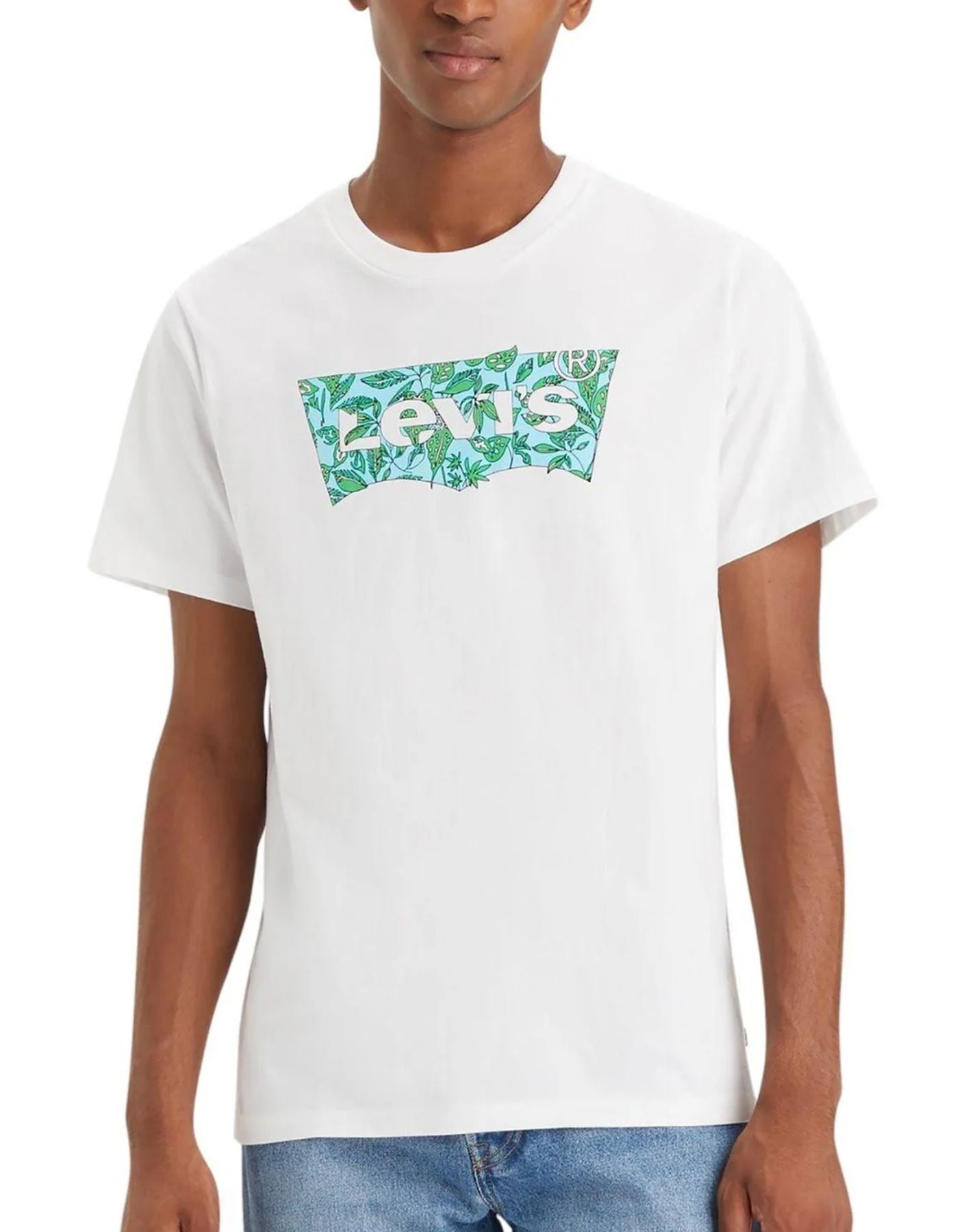 T-shirt da uomo 22491 1492 White Levi's