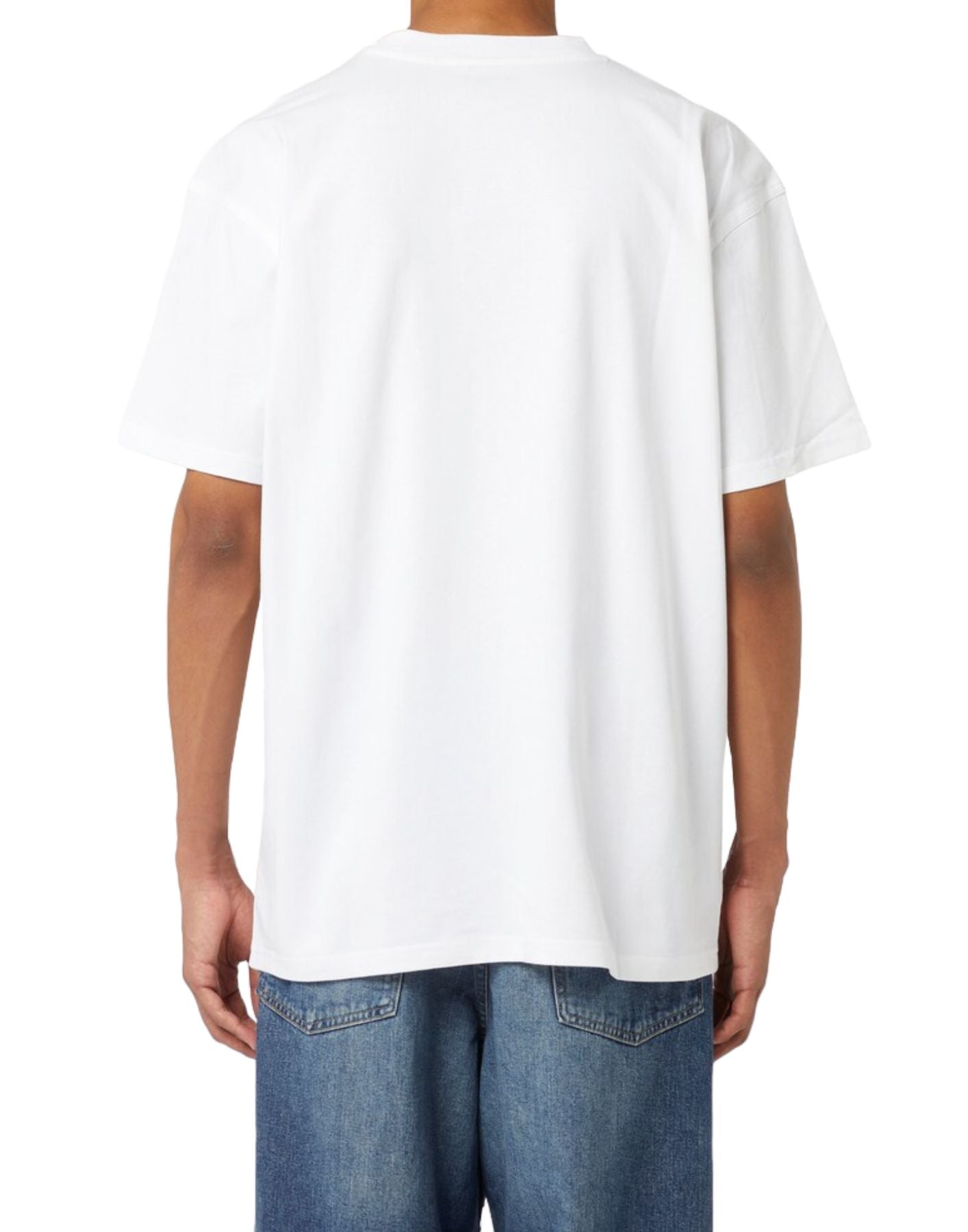 Maglietta uomo I029956 AMERICAN SCRIPT WHITE CARHARTT WIP