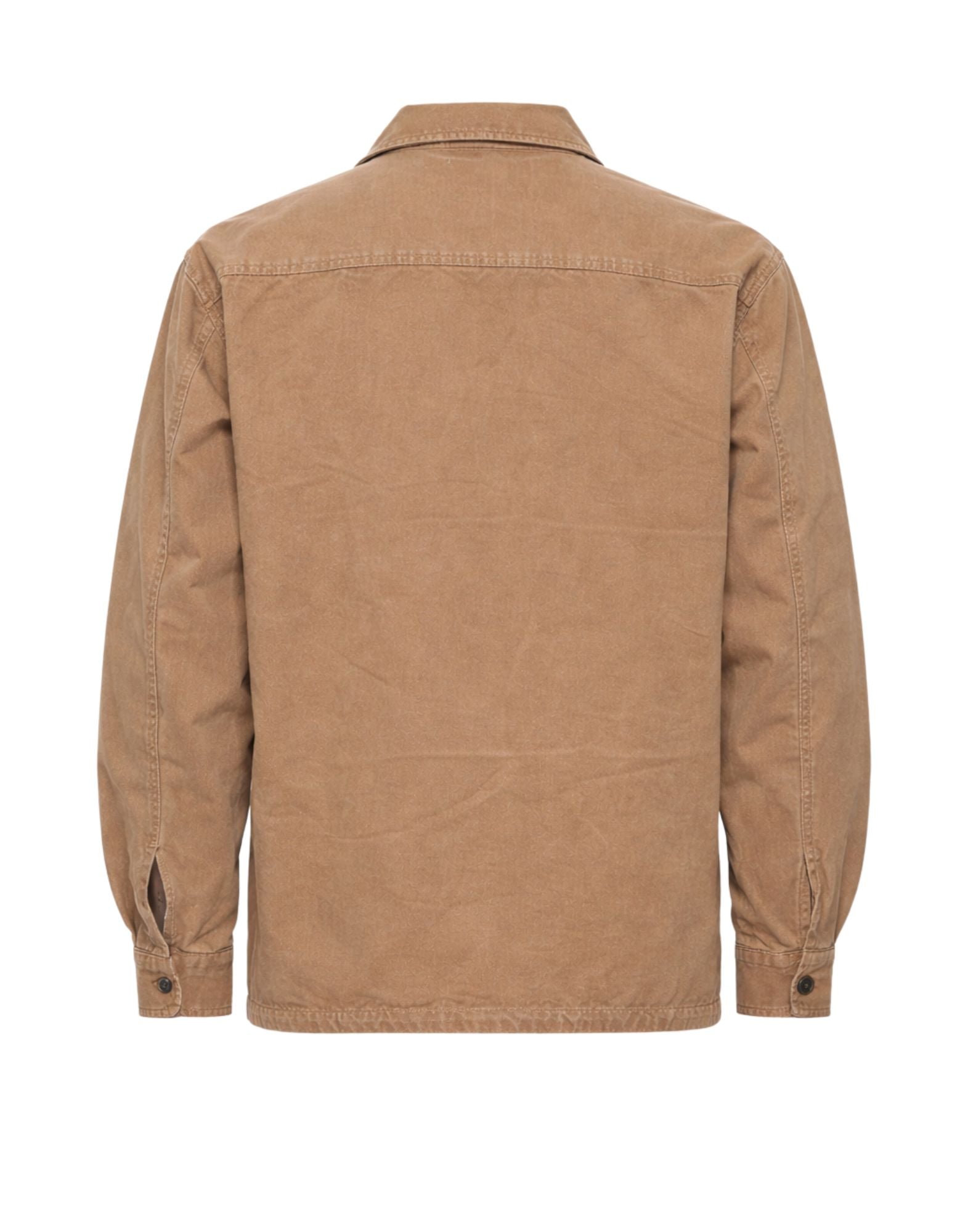 Nine:InTheMorning Benito Shirt Man Men’s Cotton Overshirt Taupe BNT15 V44 TAUPE