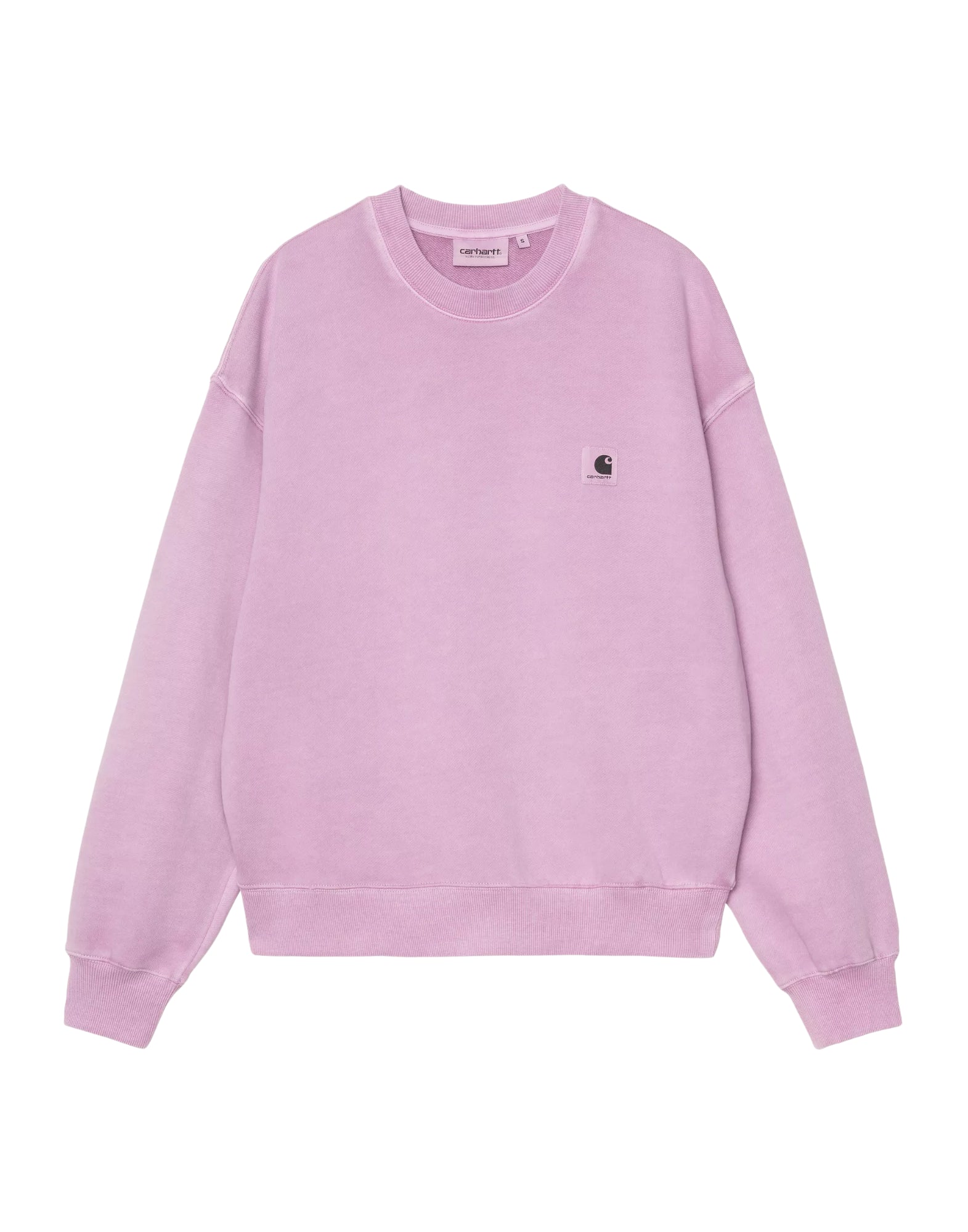 Carhartt WIP W’ Nelson Sweatshirt Gentle Purple Garment Dyed – Women’s Balloon Fit I029537 3IBGD