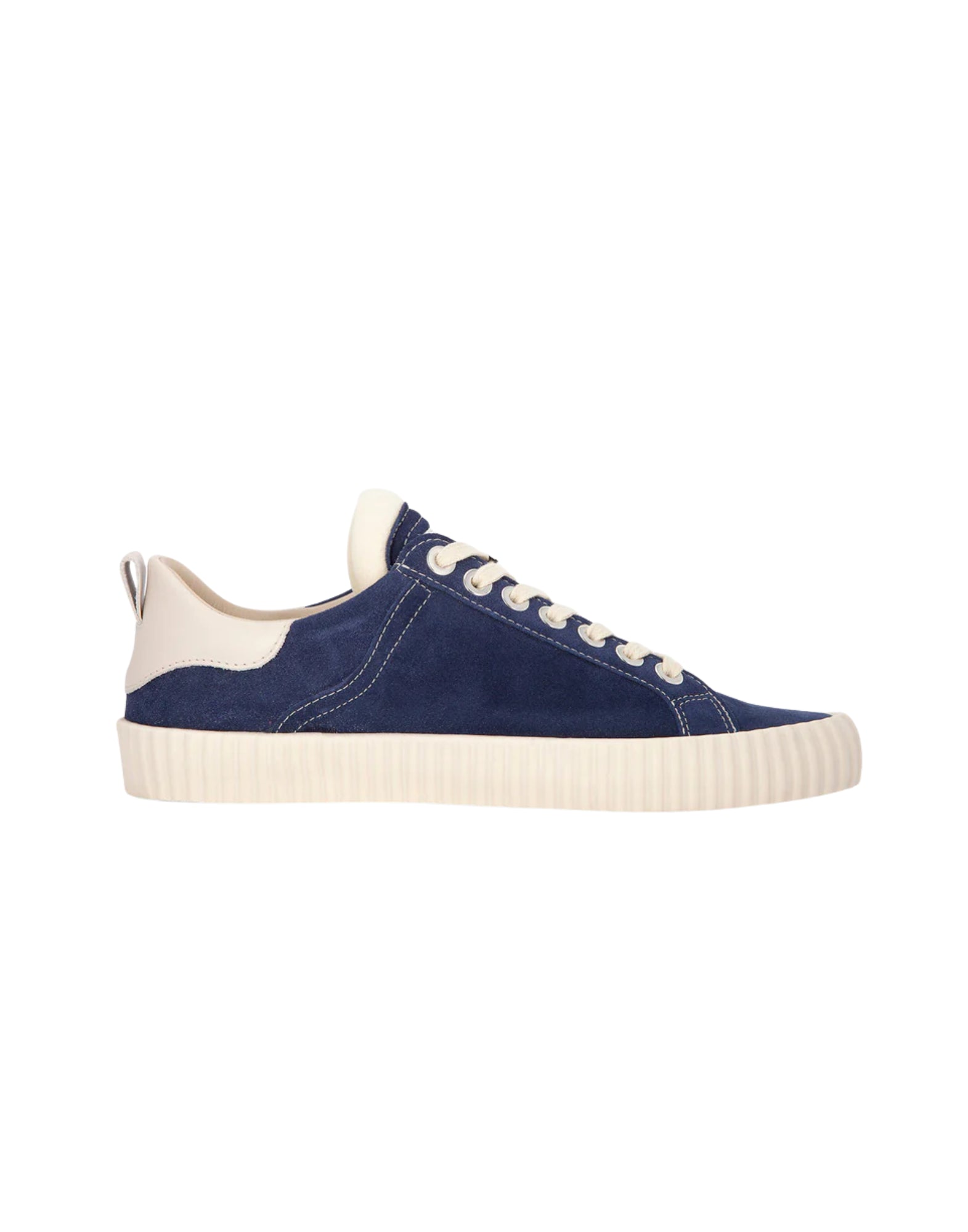 Springa Wavy Suede Blue Sneakers in suede with leather details WL1 SU TEXA1EY BLUE