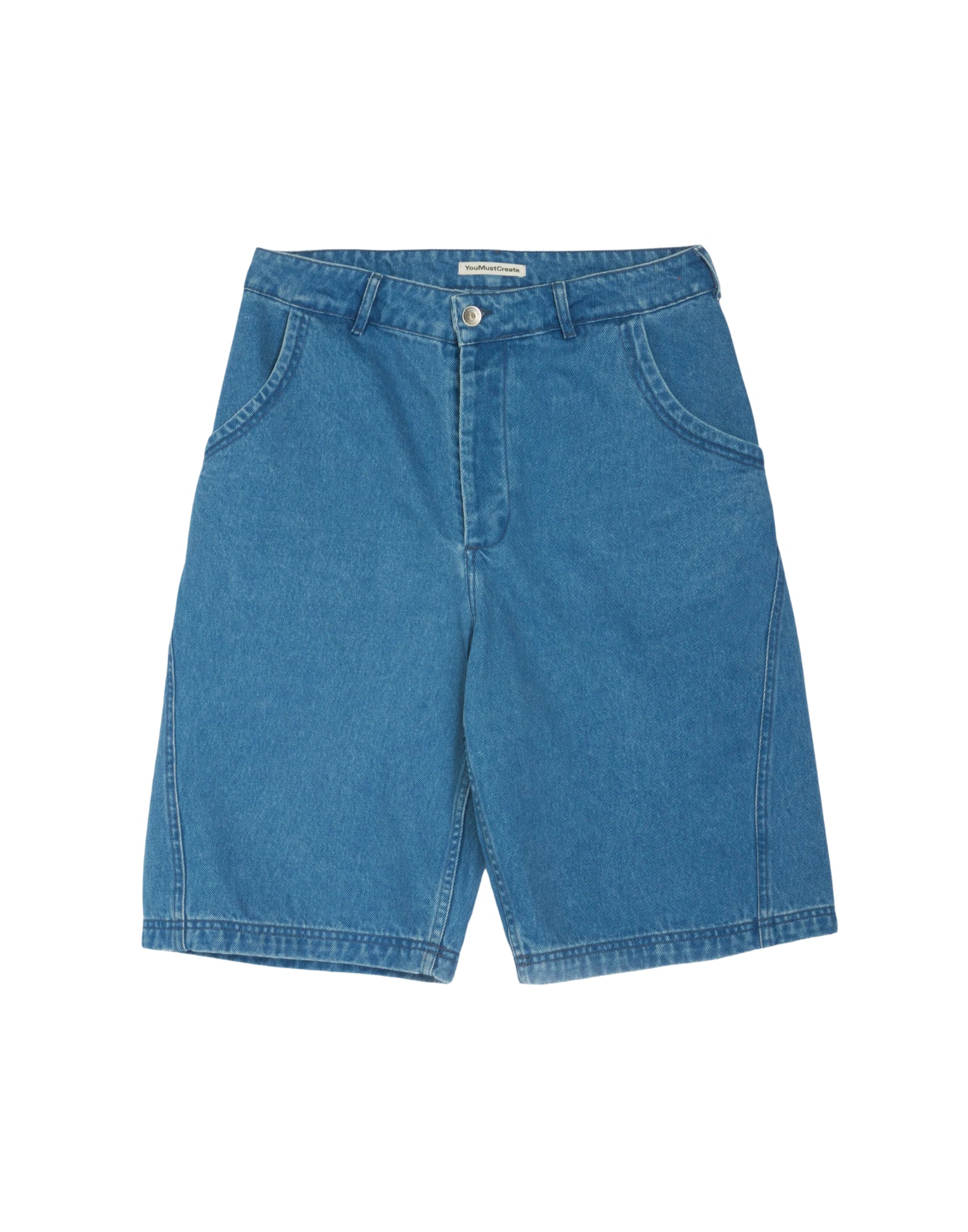 YMC Twisted Short Indigo Men’s Cotton Denim Shorts U9AAA 40 INDIGO