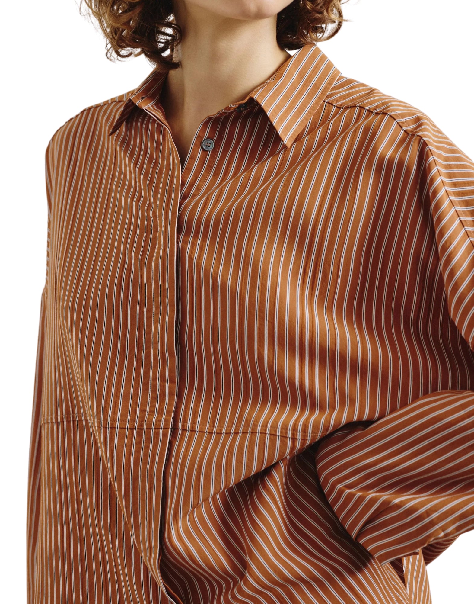 Pomandère Striped Technical Viscose Shirt Women’s 9455 19028 420