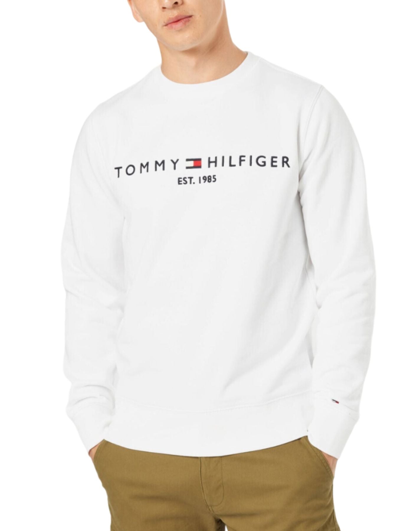 스웨트 셔츠 맨 MW0MW11596 ybr TOMMY HILFIGER