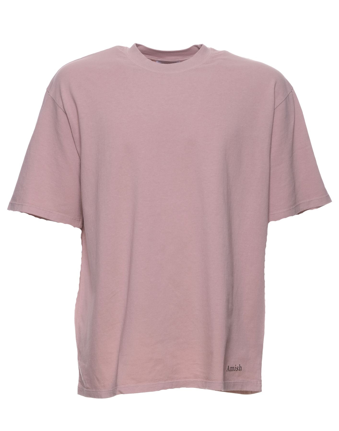 Camiseta hombre amx035cg45xxxxx rosa gris Amish