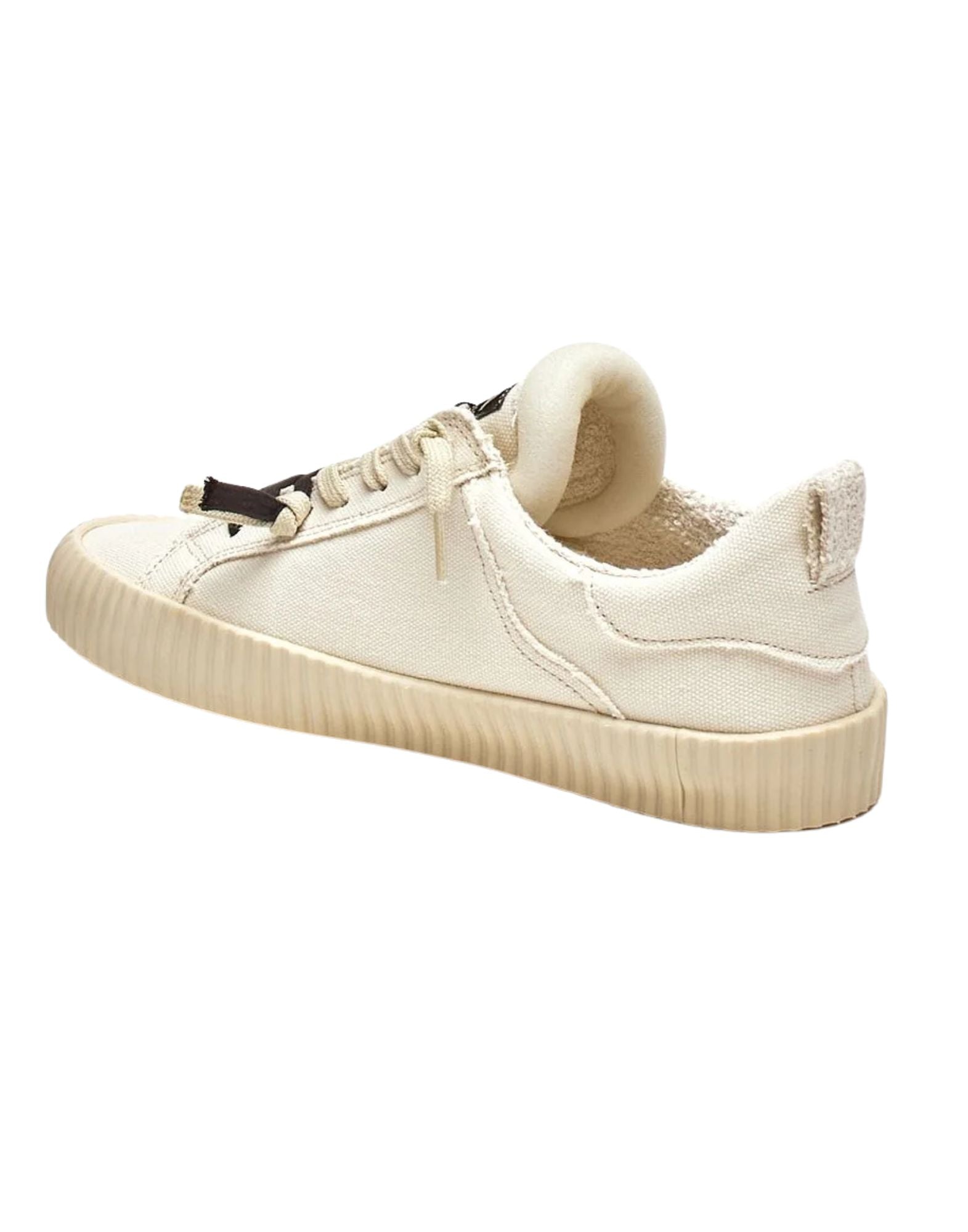 스프링가 남성 웨이브 스니커즈 크림 올로나 캔버스 이탈리아산 WLA OL TEXA1-EY WHITEOFF