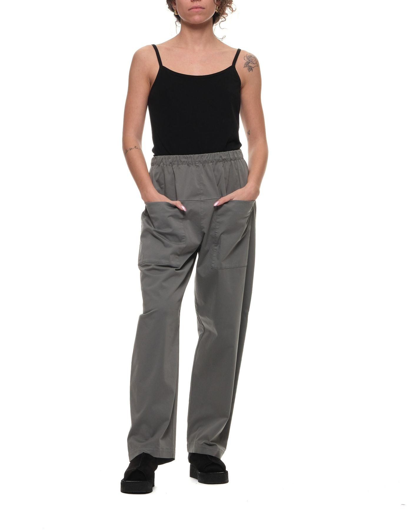 Pantalones para la mujer CFDTRWO242 12 Gray TRANSIT