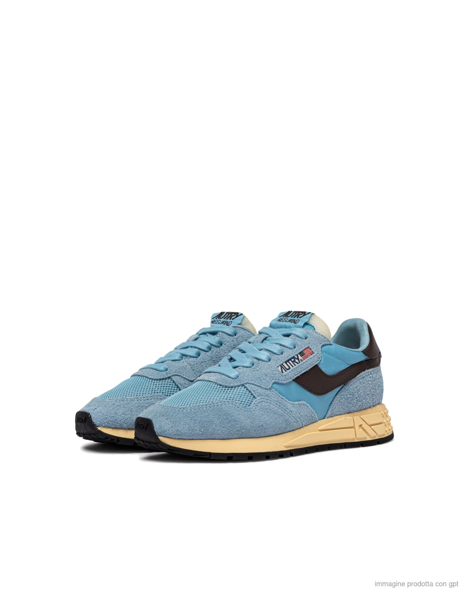 Reelwind low Suede/net Forg/Brack