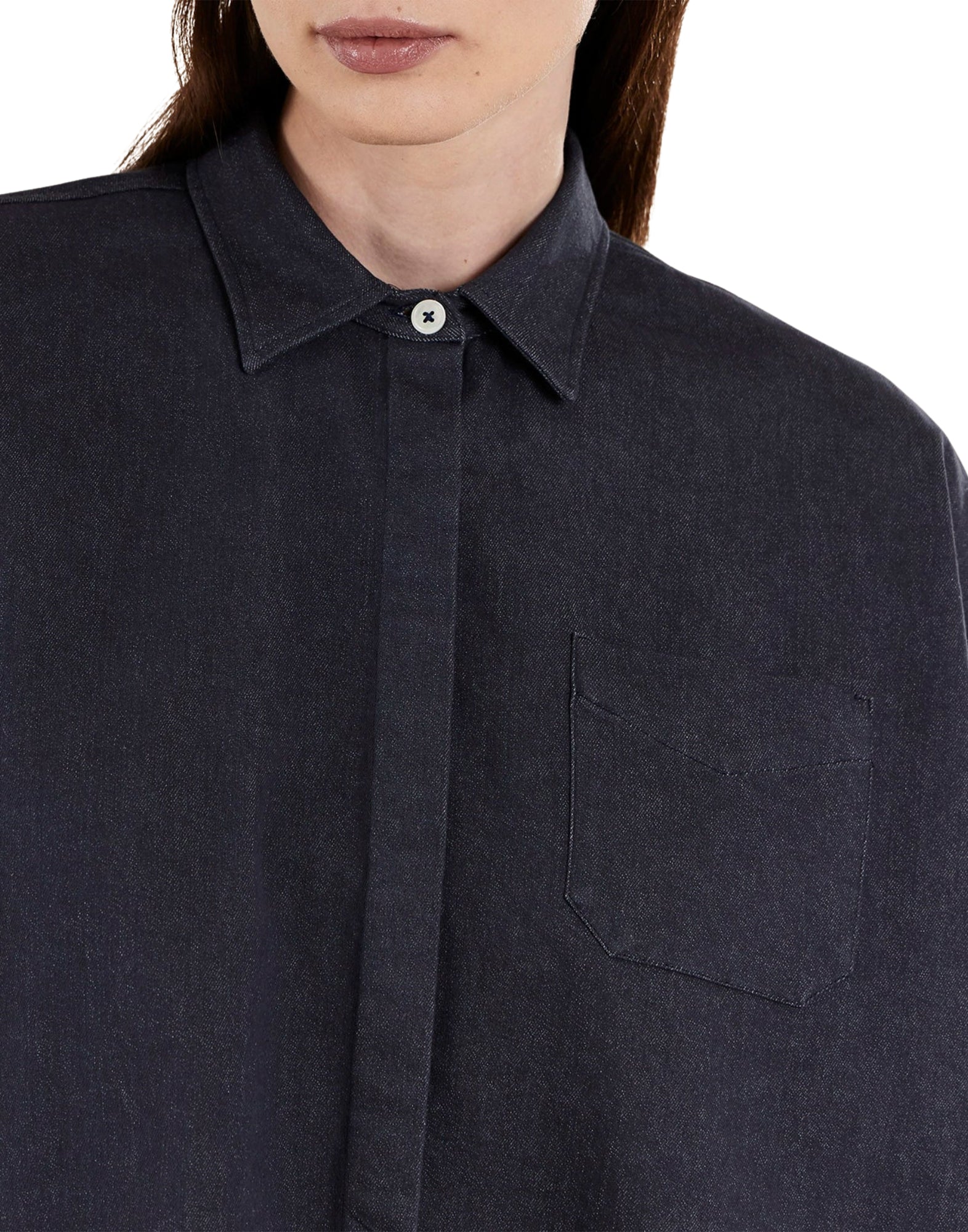 CRUNA Elide Cotton Gabardine Shirt Women Made in Italy ELIDE 2405