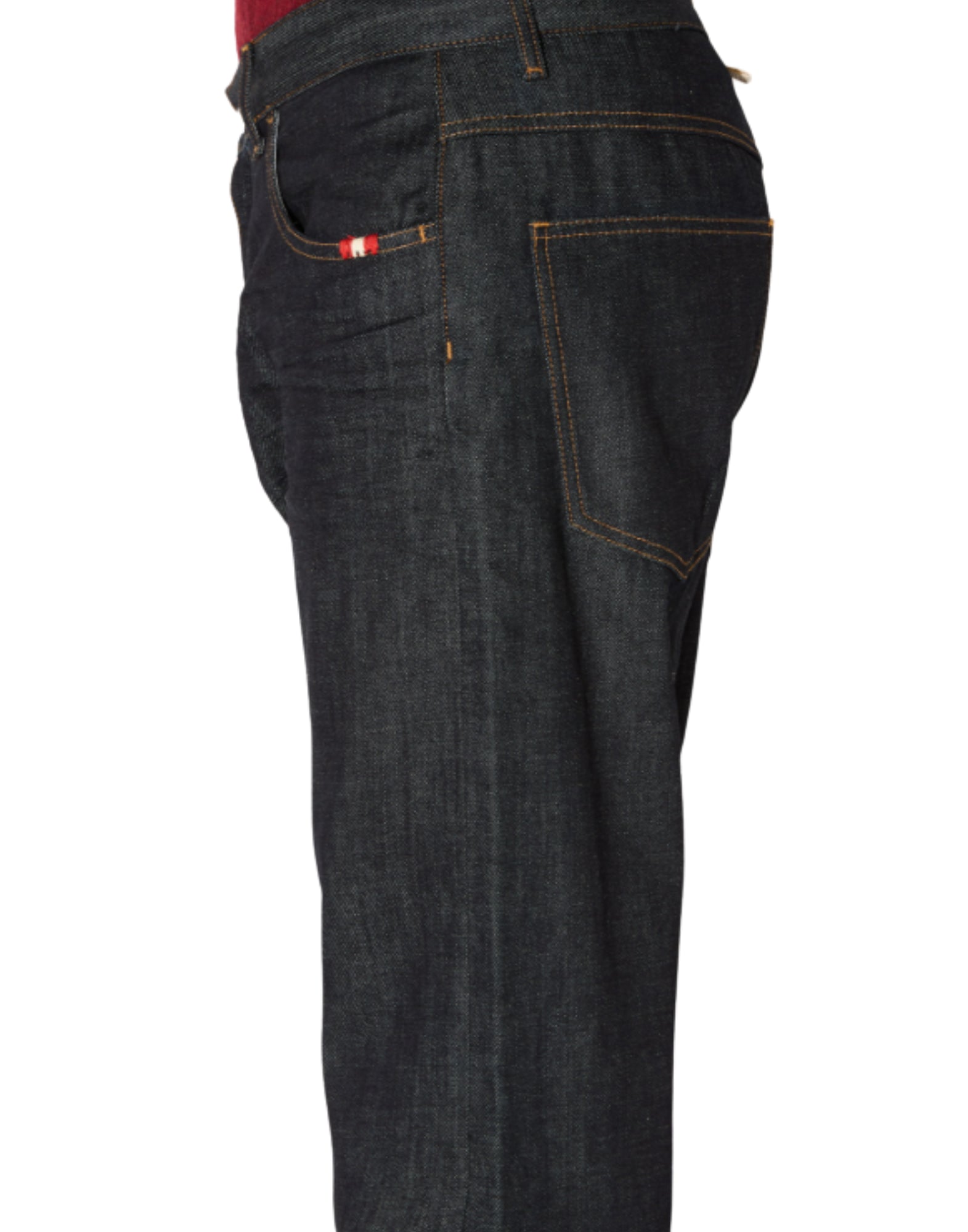 Jeans Man AMU010D6871969 C0999 James Man AMISH SELLEVEDGE DENIM RAW 3D Amish