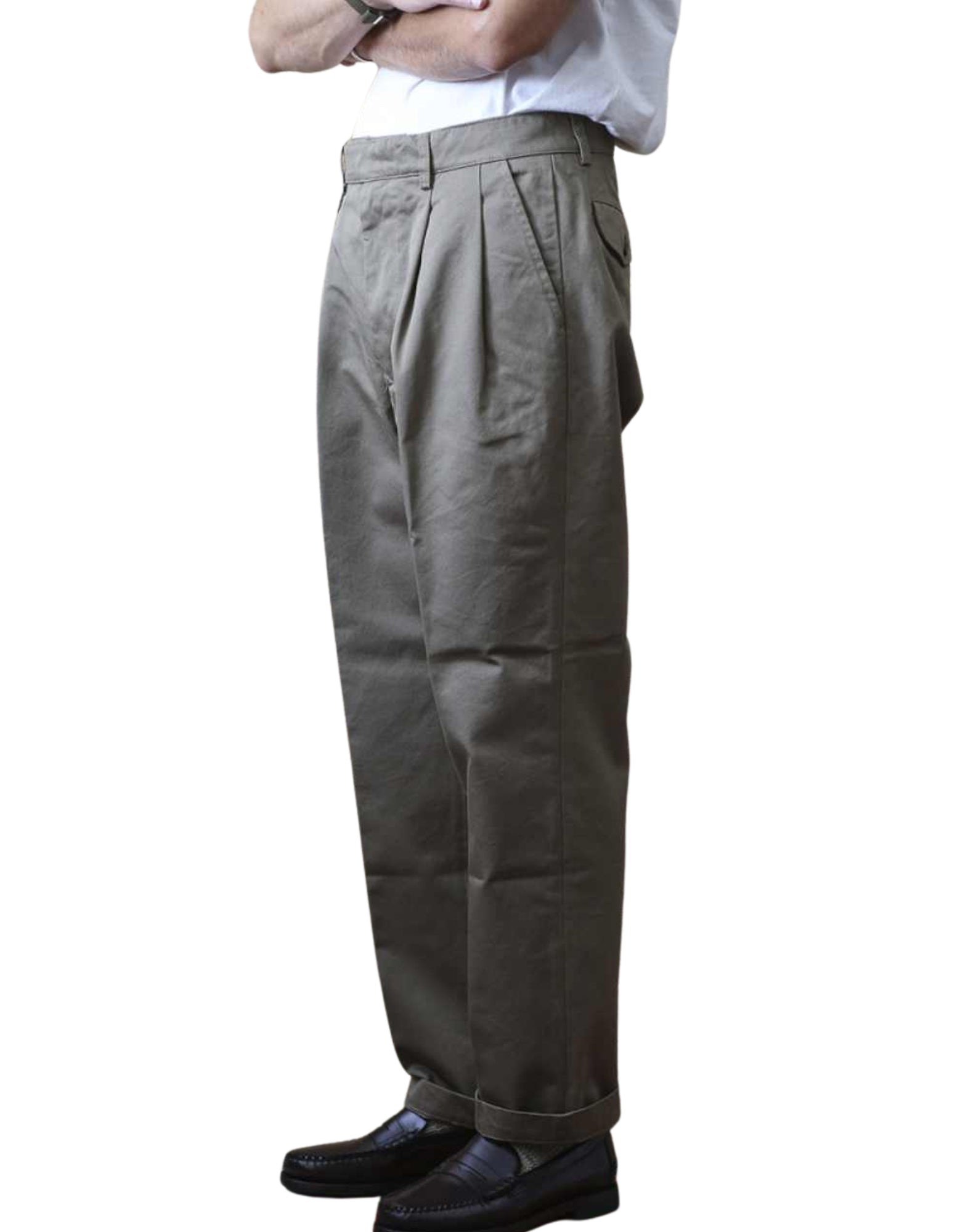 ENFIELD 121 KHAKI - Pantaloni - East Harbour Surplus