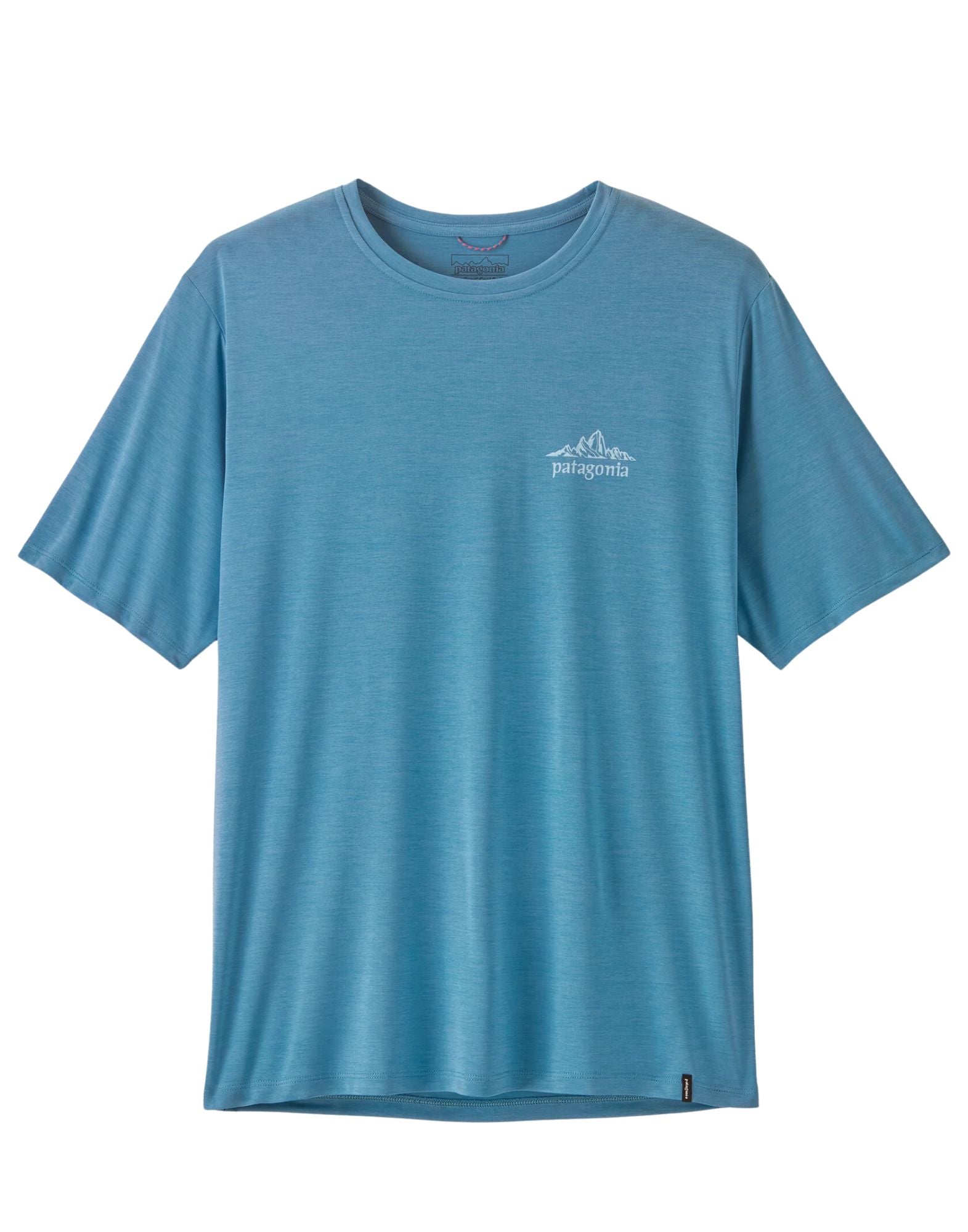 Patagonia Men’s Capilene Cool Daily Shirt Cloud Crag SHRX in Recycled Polyester 45477 SHRX SHORE BLUE
