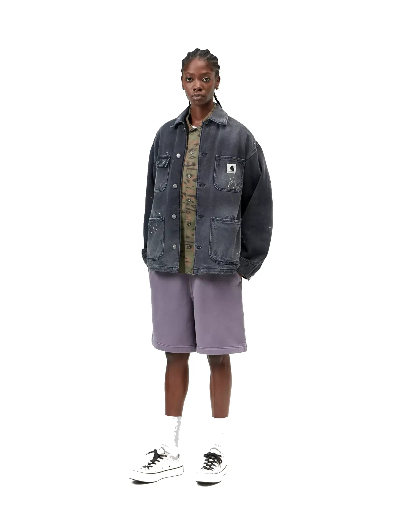 Hoggard Sweat Short Cotton SweaT Shady Purple