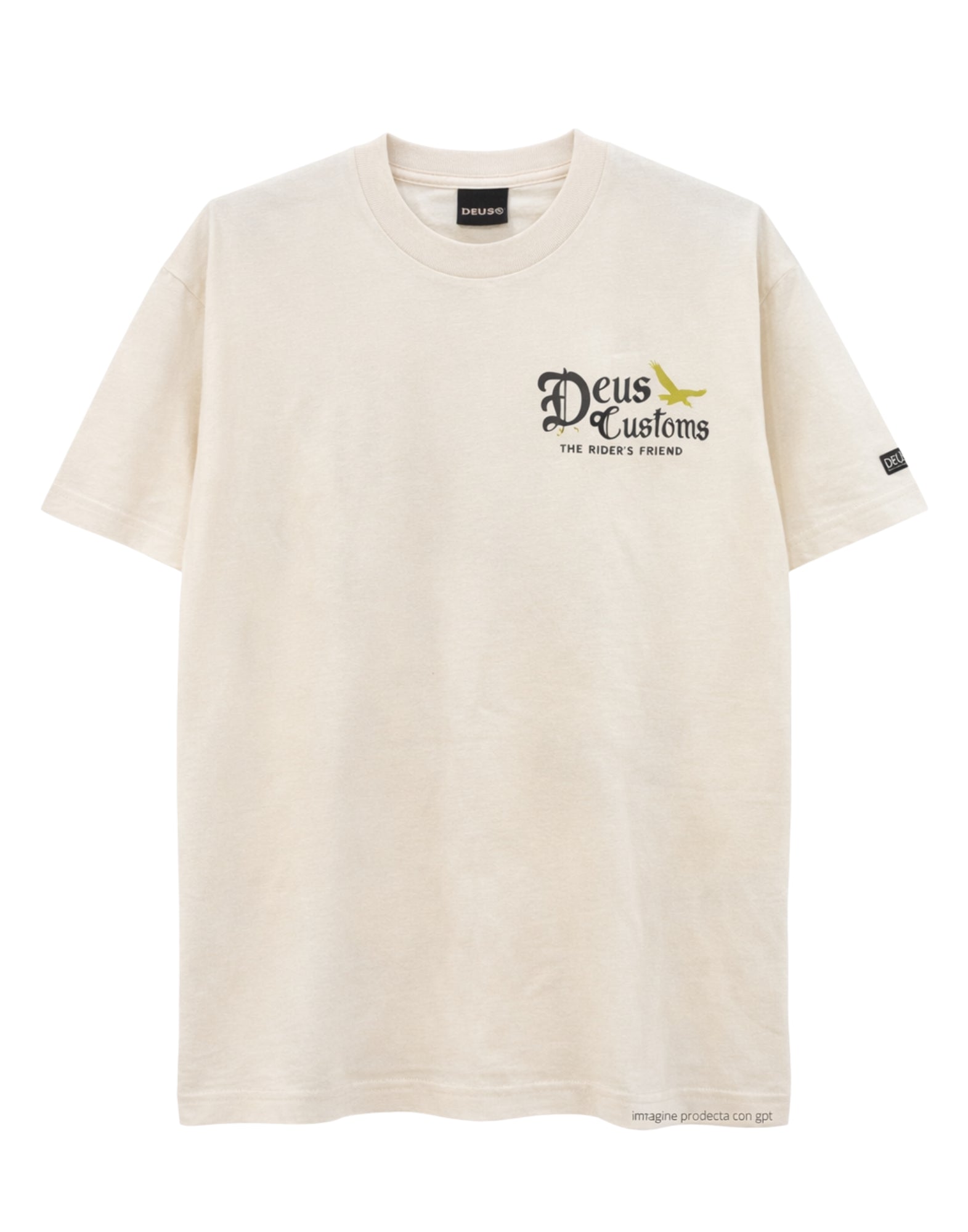 Deus Ex Machina Beep-Beep Cotton T-Shirt Dirty White Men’s D261MTS323012090